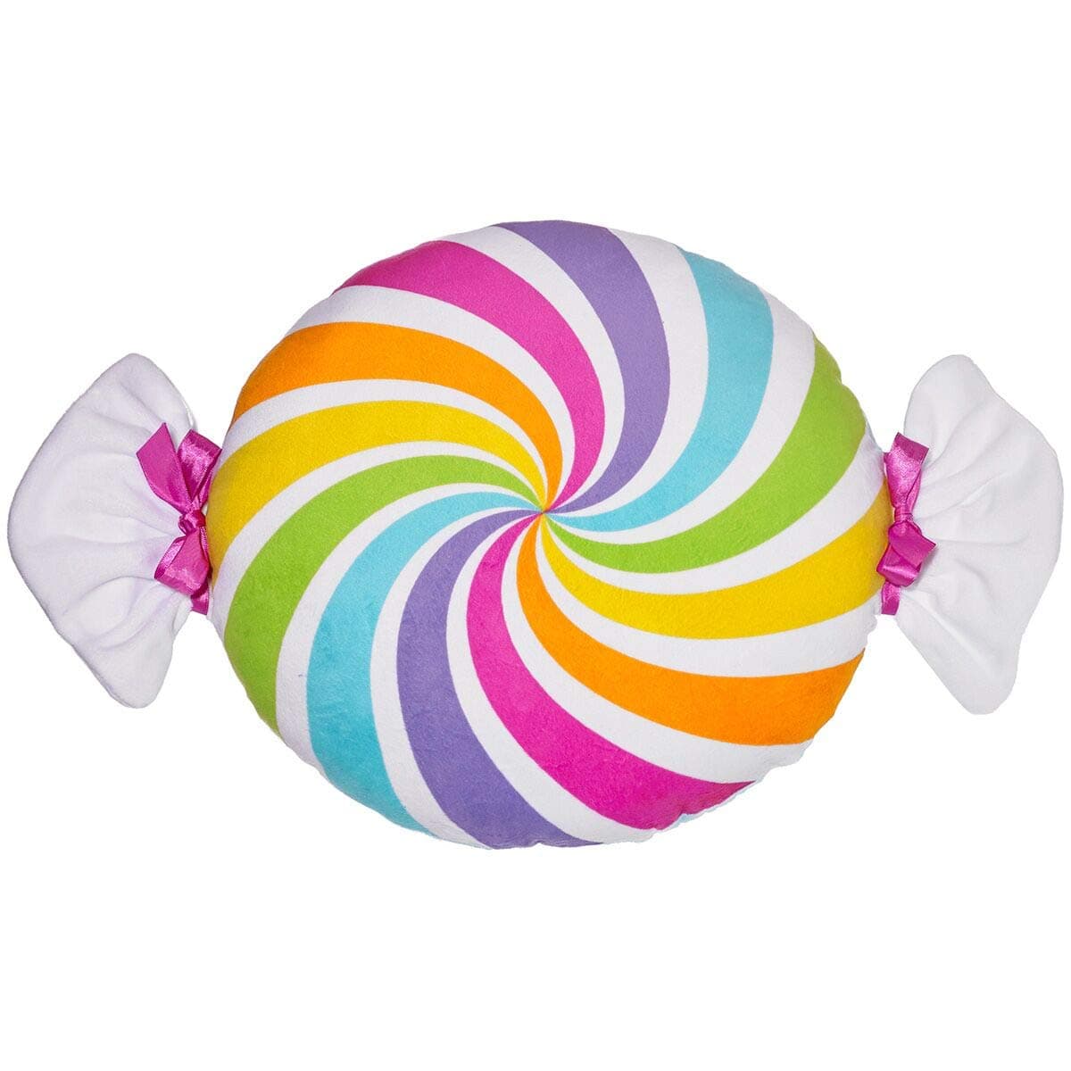 3C4G Swirl Super Sweet Printed Velour Pillow, Candy Scented