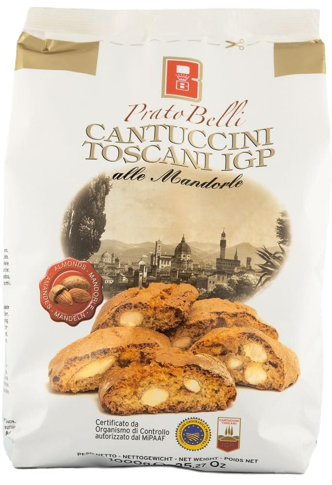 Almond Cantuccini Biscotti (1Kg) | Gourmet Artisan Biscuits From Tuscany