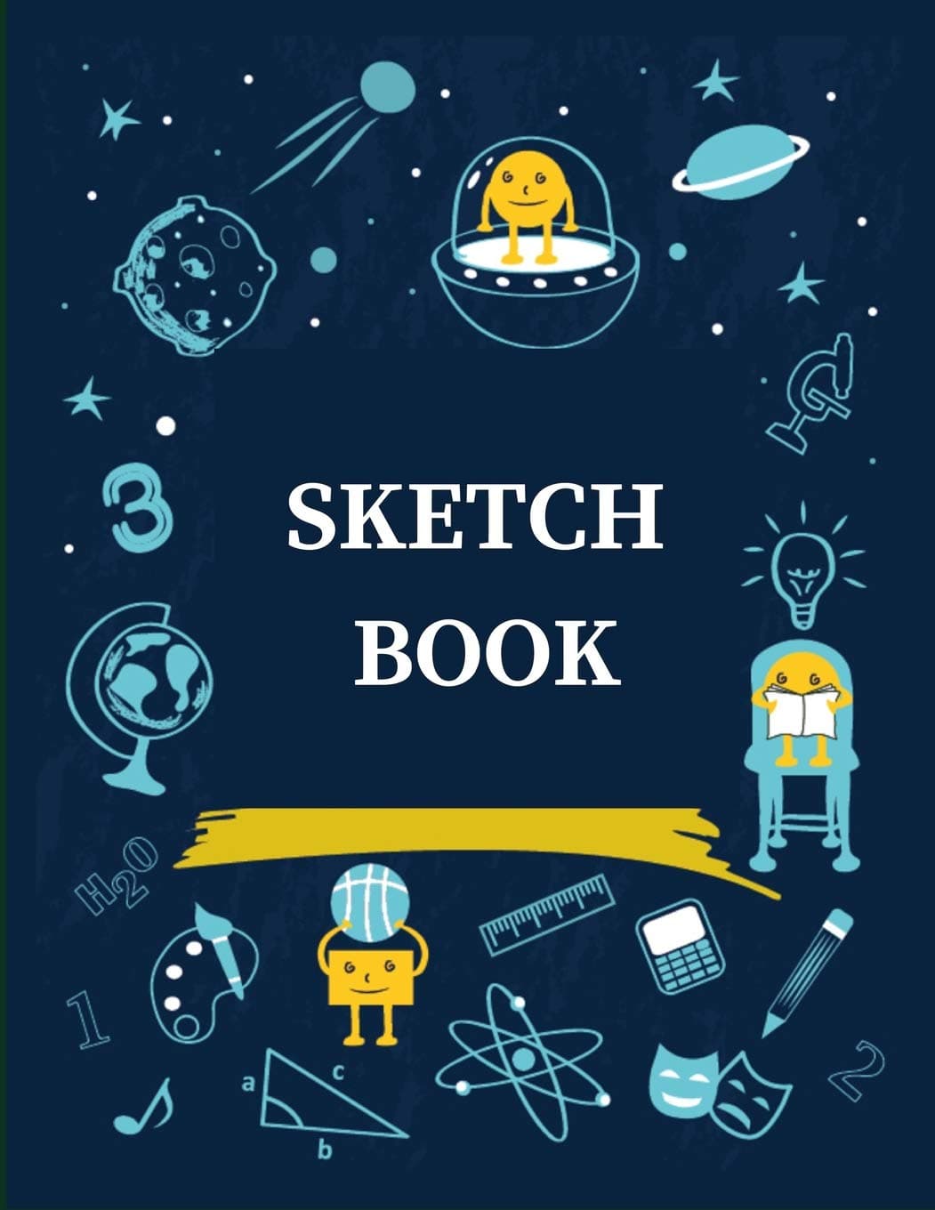 SKETCH BOOK: A Large Journal With Blank Paper For Drawing, Sketching and Creative Doodling (8.5 x 11 Large Blank Pages)