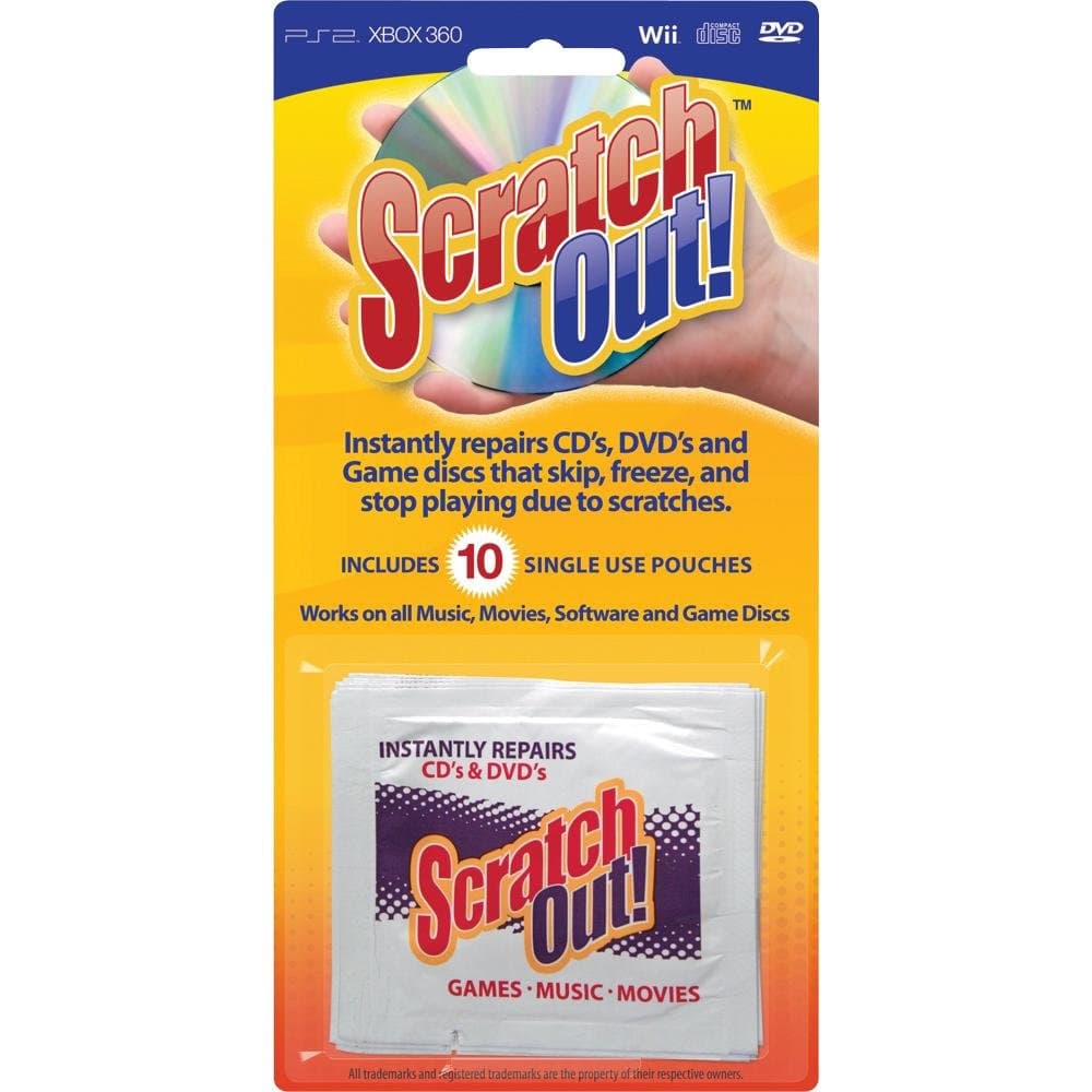 Scratch Out CD/DVD Scratch-Repair Treatment