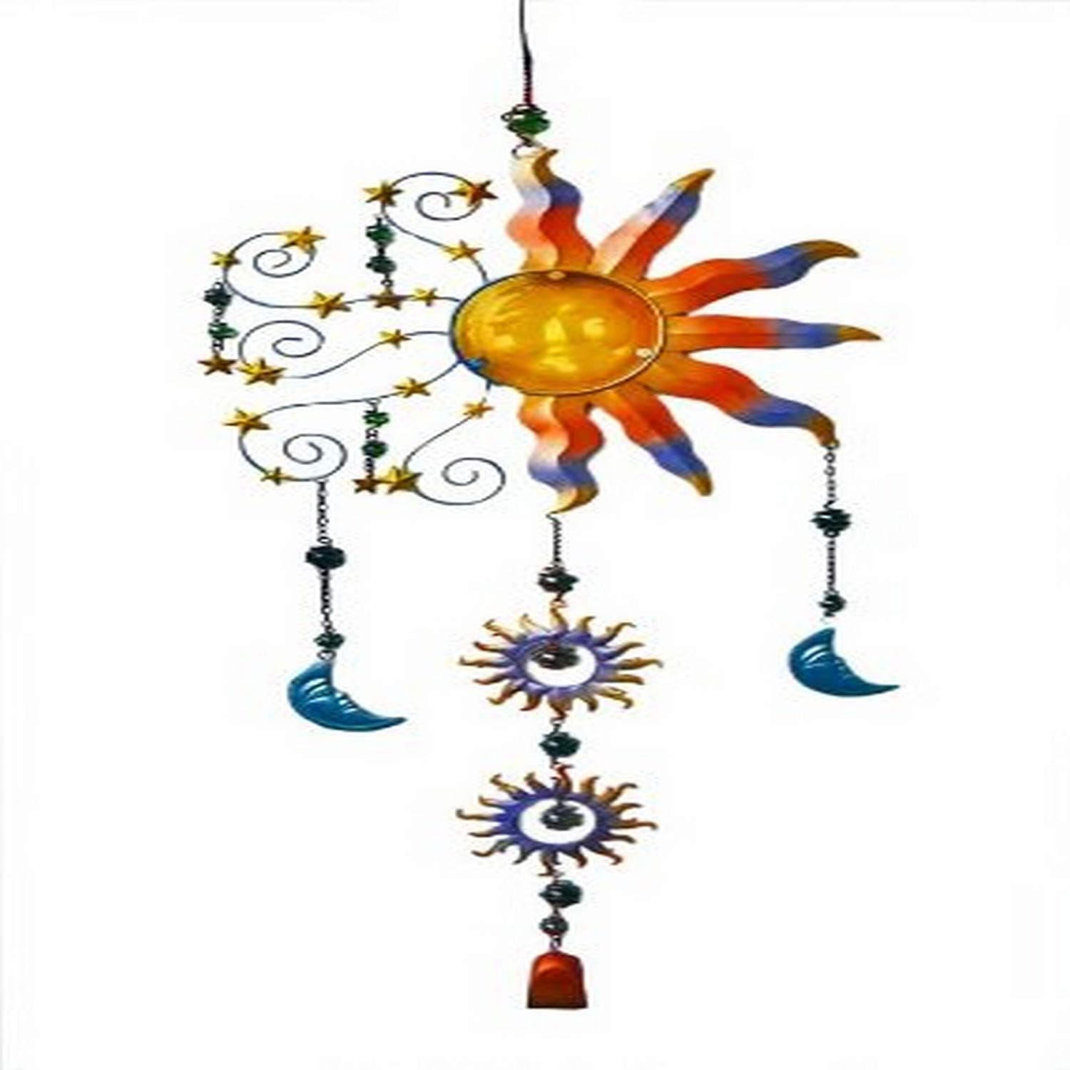 Continental Art CAC10183 Sun Metal Wind Chime
