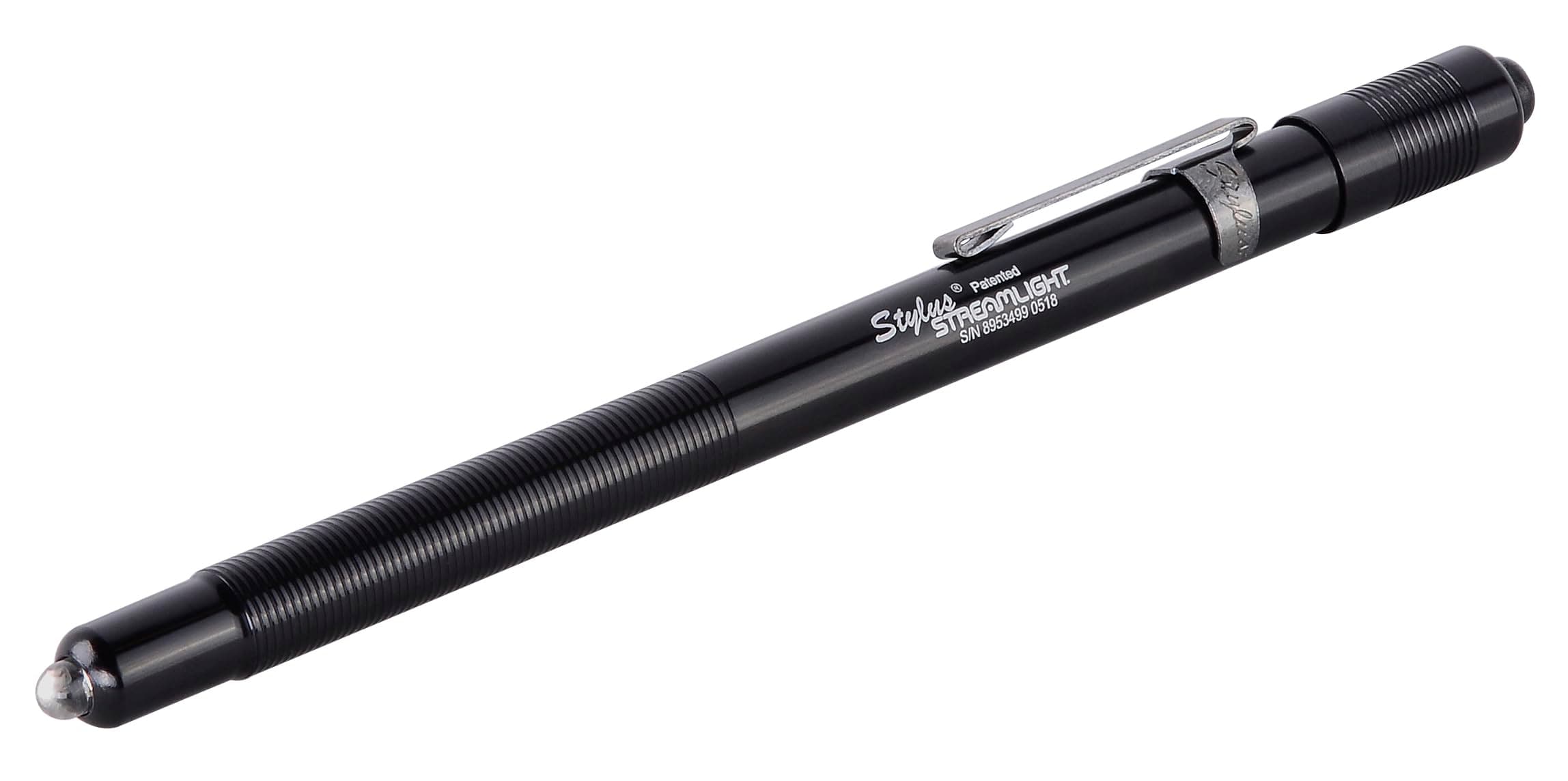 65022 Stylus 3-AAAA LED Pen Light, Black with Ice Blue Beam, 6-1/4-Inch