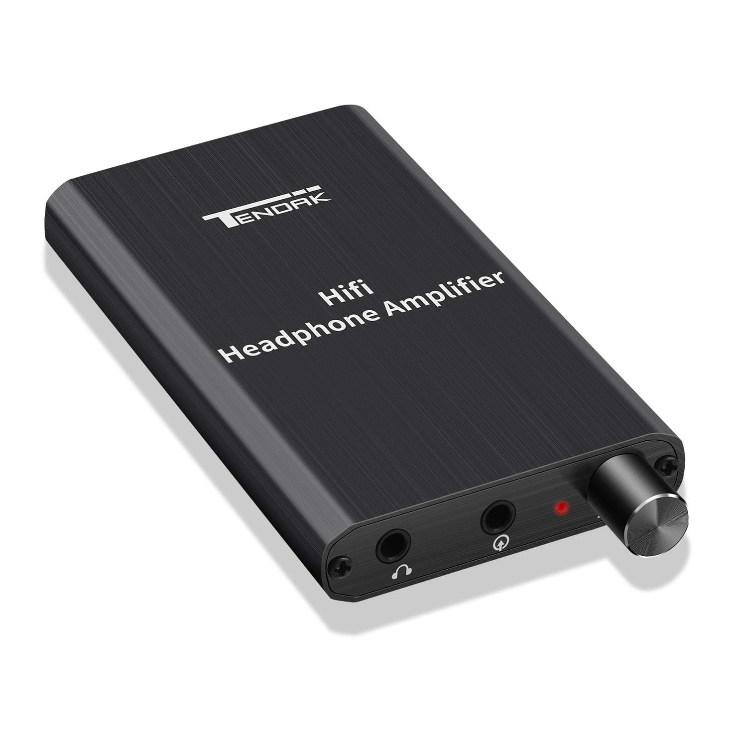 Tendak Headphone Amplifier, Portable HiFi Headphone Amp Support Impedance 16-300Ω and Gain Switch Rechargeable 3.5mm Earphone Amplifier Compatible for MP3 MP4 Phones Digital Players and Computers