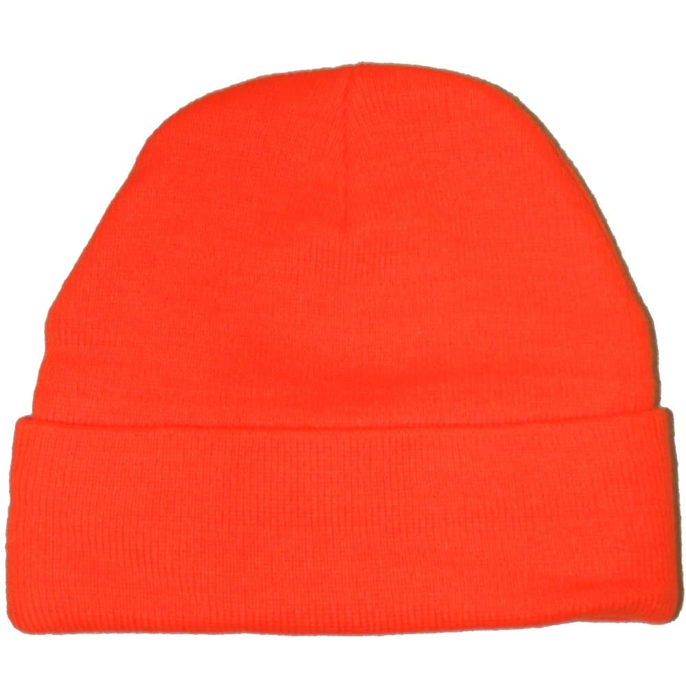 Slouchy Beanie Slouch Skull Hat Ski Hat Snowboard Hat Ribbed Beanie,One Size,Orange