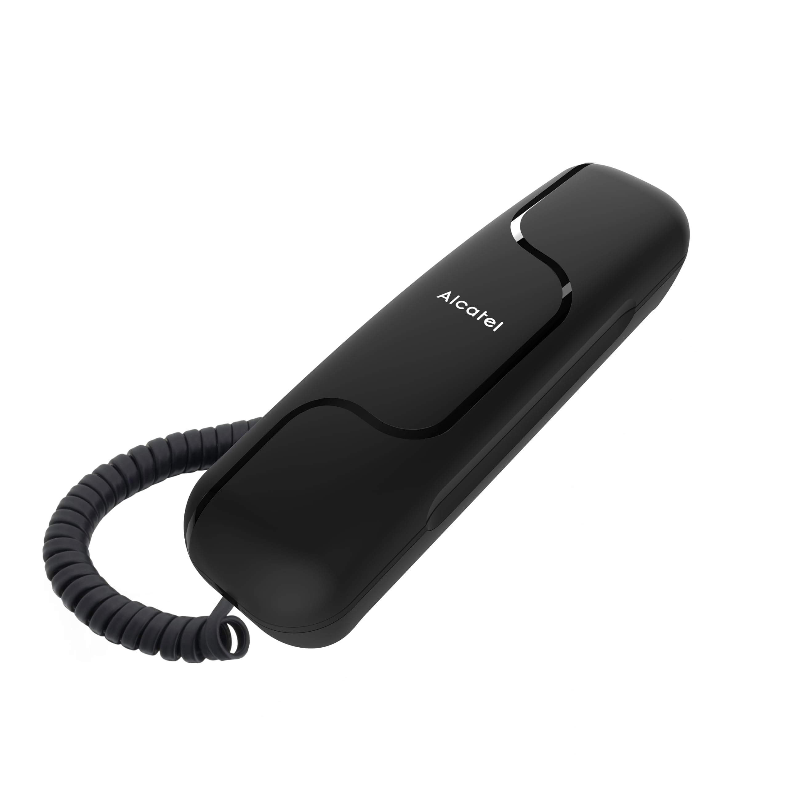 T-06 Corded Wall Phone Black-Pack of 2