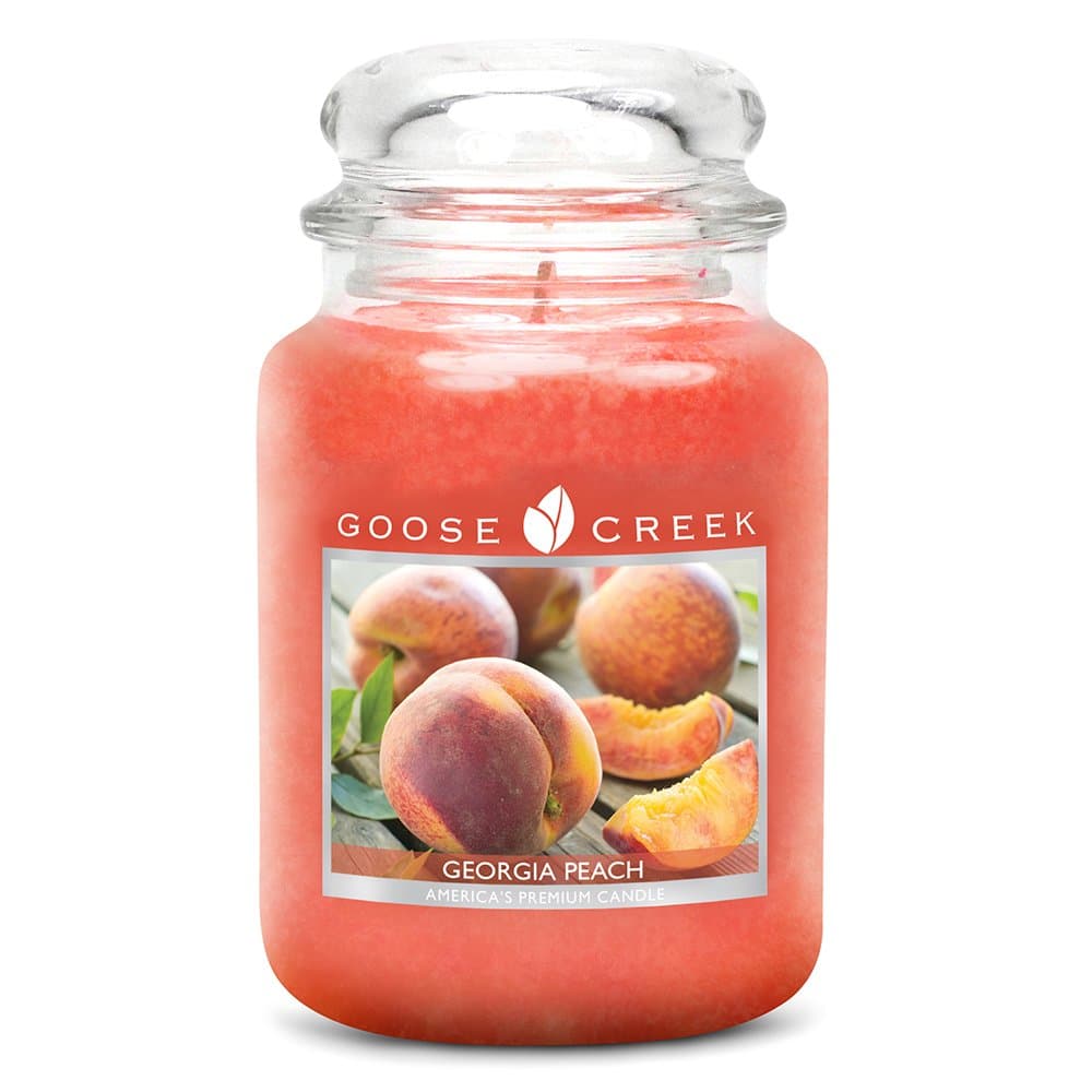 Goose Creek 24 oz. Candle Jar Georgia Peach, Wax