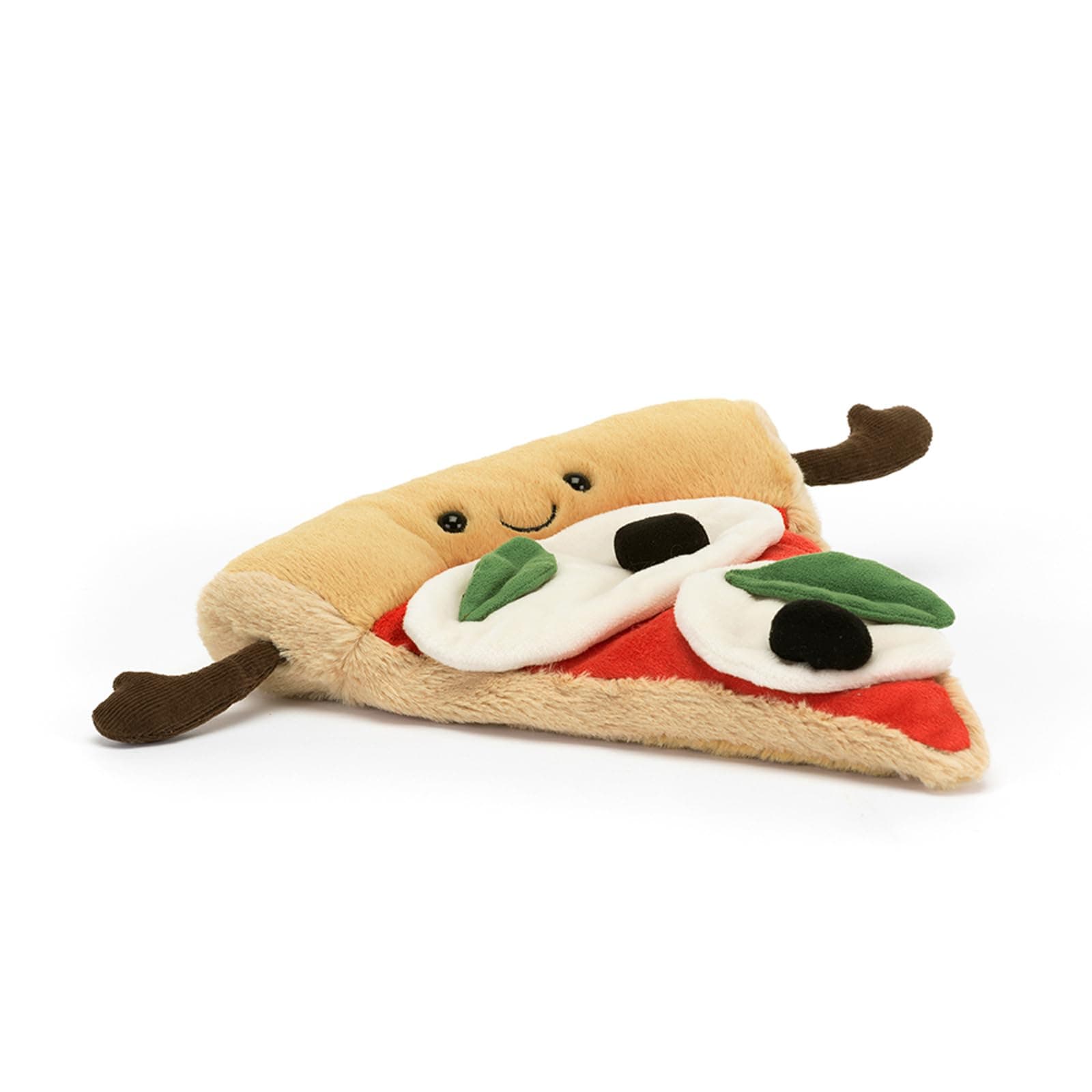 Jelly Cat Fun Slice of Pizza – L 23 cm x W 19 cm x H 5 cm