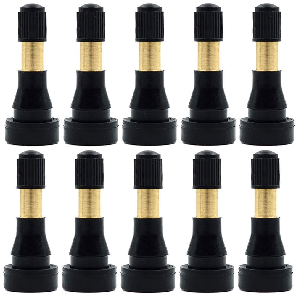 ZDK-C8 10PCS Tire Valve Stems with Caps High Pressure TR600HP Tire Air Valve Stems for Tires