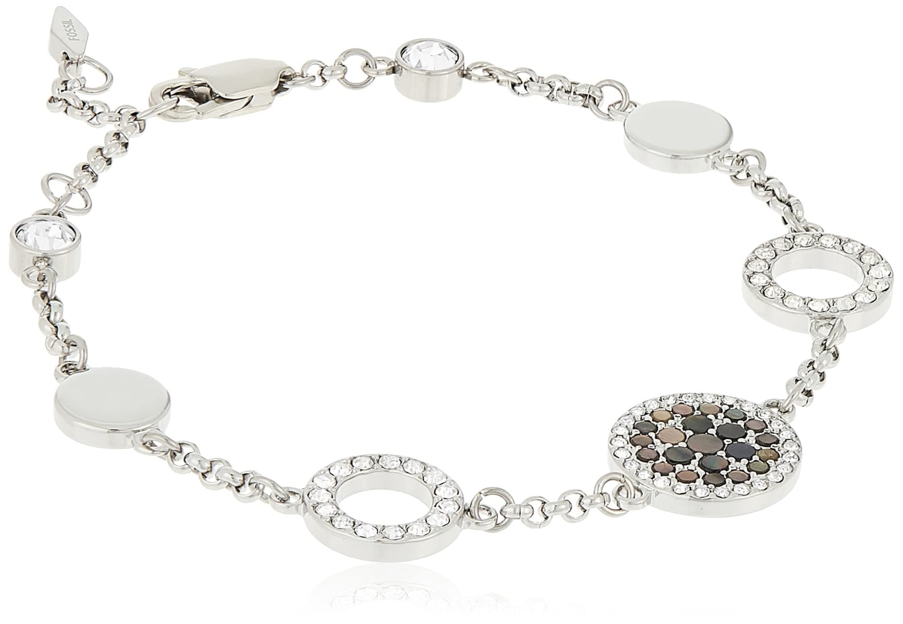 FossilWomen Vintage Glitz Crystal Bracelet