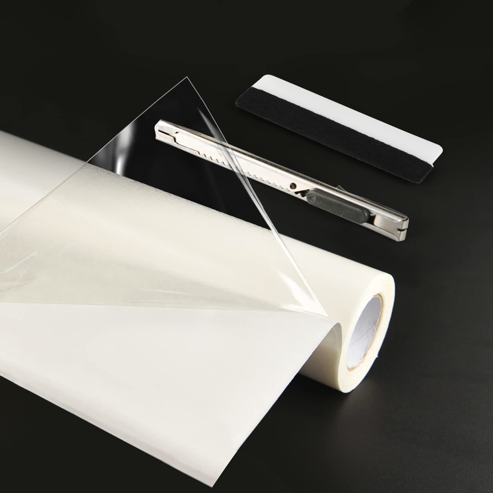 Adhesive Tile Setting Mat, Double-Sided Tape Sheet for Crafts, Arts, DIY Projects, 12in. X 360in. Damage-Free, Residue-Free