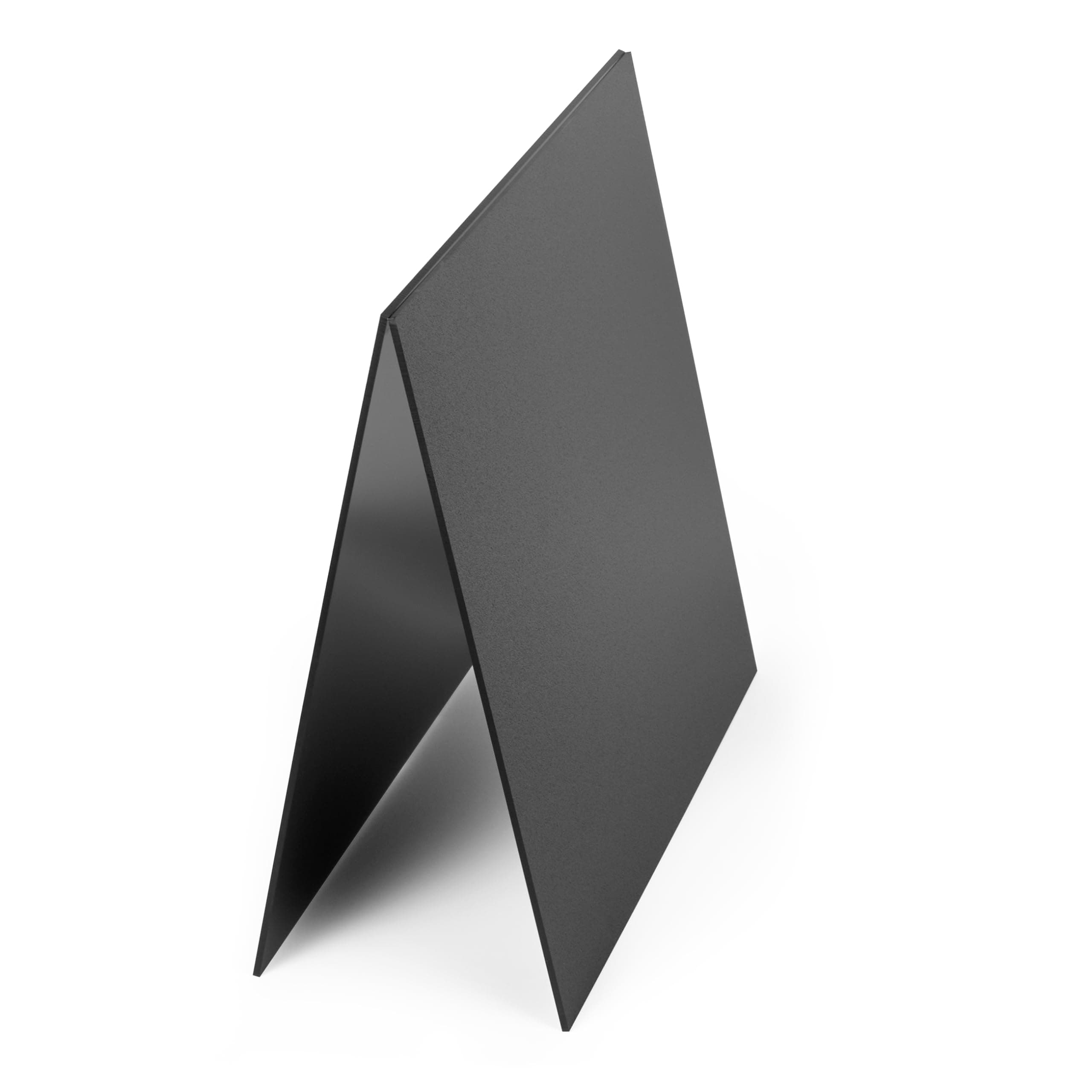 KAITELA ABS Plastic Sheet 8" x 12" x 1/8" Thick (3mm) Black Rigid Thermoplastic Sheet, Moldable Plastic Panel for Crafts, DIY Projects - Textured & Smooth Finish, Pack of 2