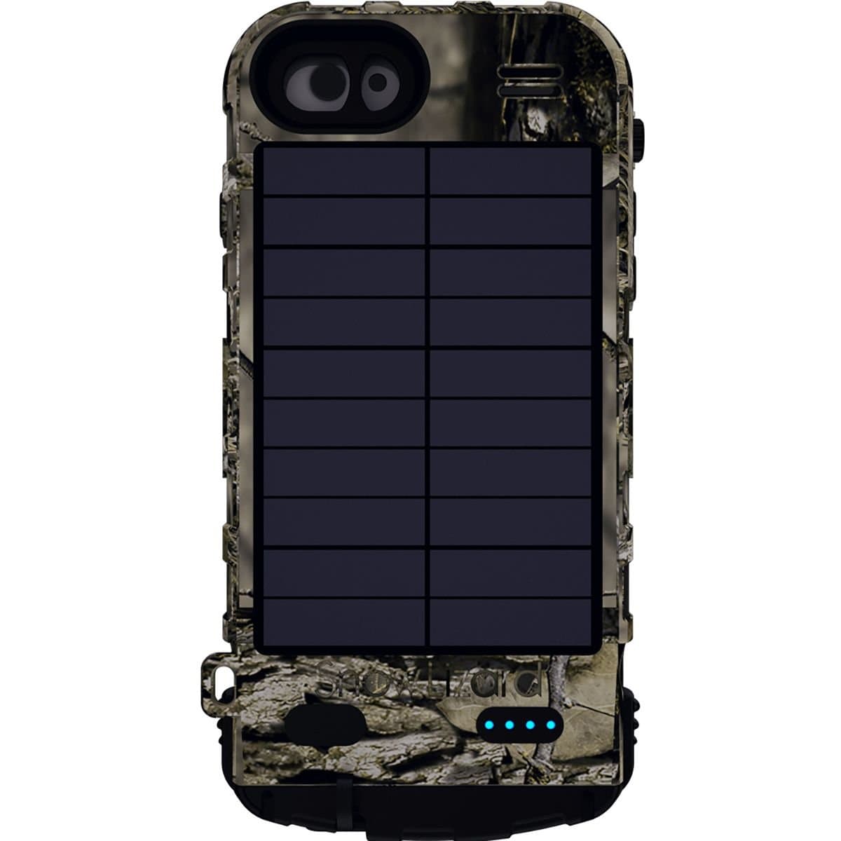 SnowLizard SLXtreme iPhone 7 Case. Solar Powered, Rugged and Waterproof with a built in Battery - Mossy Oak