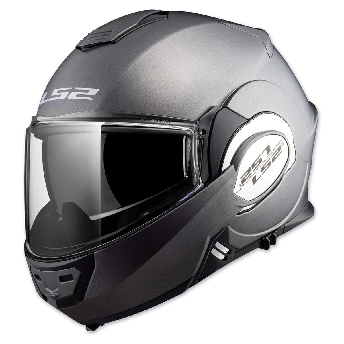 LS2 Helmets Motorcycles & Powersports Helmet's Modular Valiant Matte Titanium Small