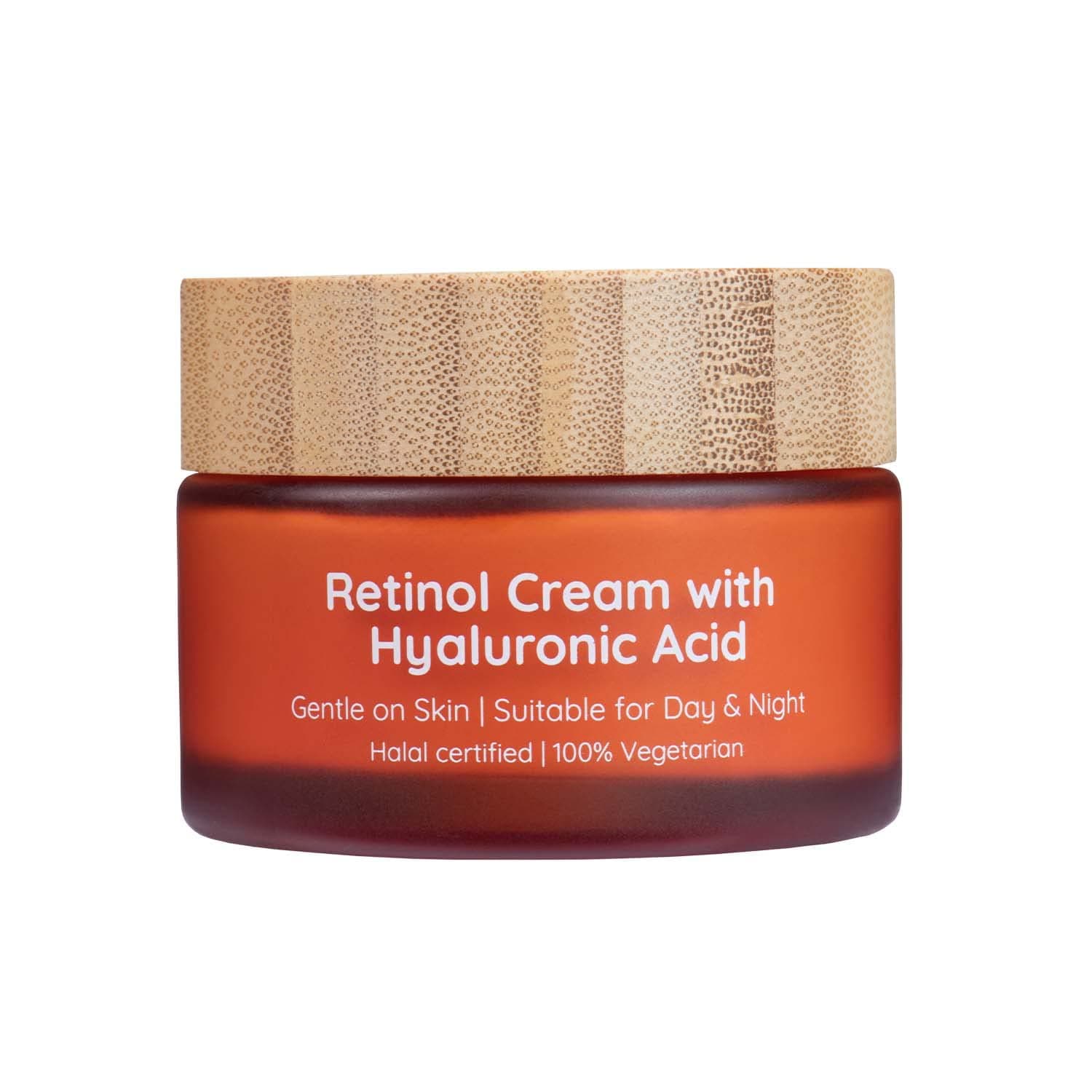 Organix Retinol Cream. Reduces Fine Lines & Wrinkles, Firms & Lifts Your Skin, Halal & Vegan - 50g