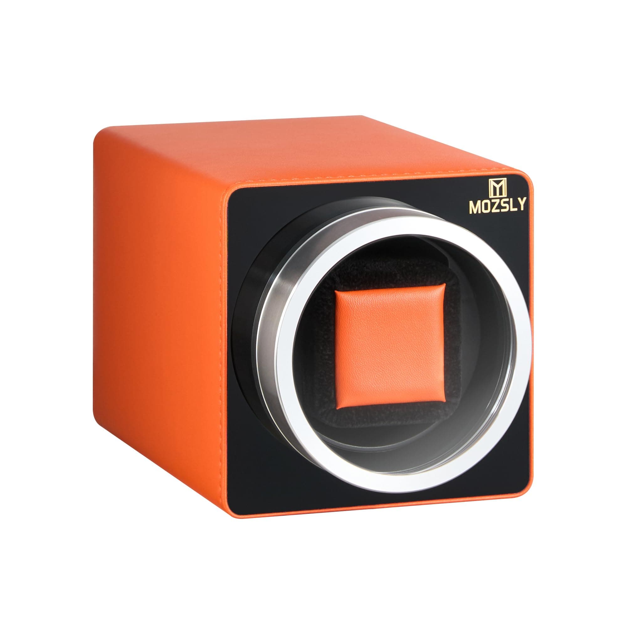 Watch Winder for Automatic Watches with Quiet Motor 12 Rotation Mode Setting Leather