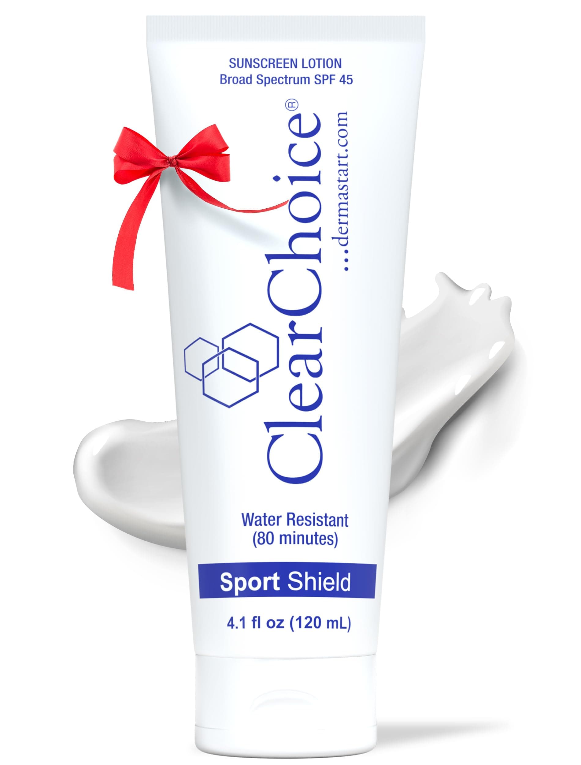 - Clear Choice Sunscreen for Face SPF 45, Oil Free Sunblock & Light Moisturizer with Zinc Oxide, Reef-Safe, Broad Spectrum, Water-Resistant, No White Cast, Light Moisturizer, 4oz