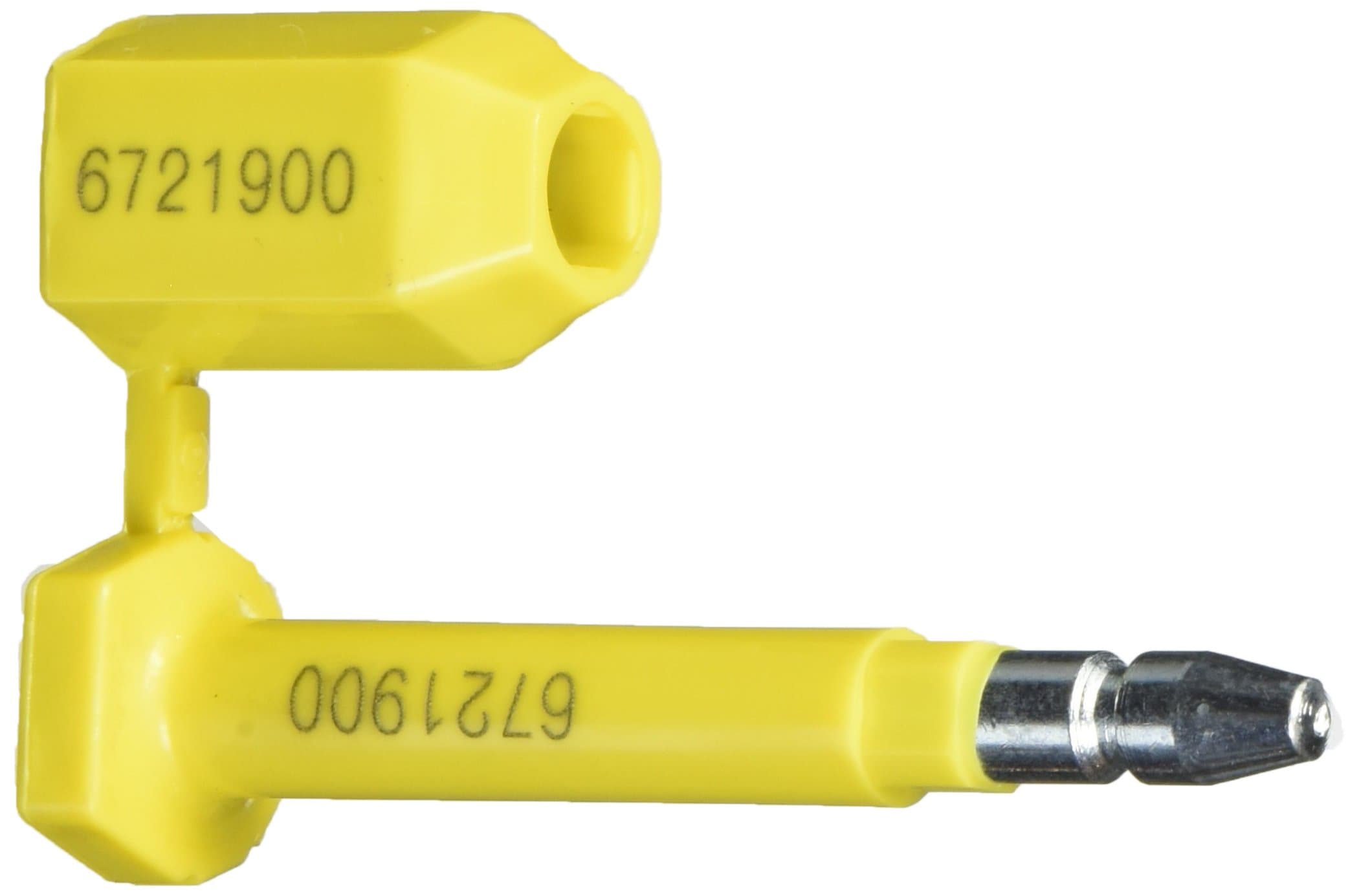 NovaVision Brand Bolt Seal for Cargo Containers and Truck Trailers, Yellow (50 Pack)