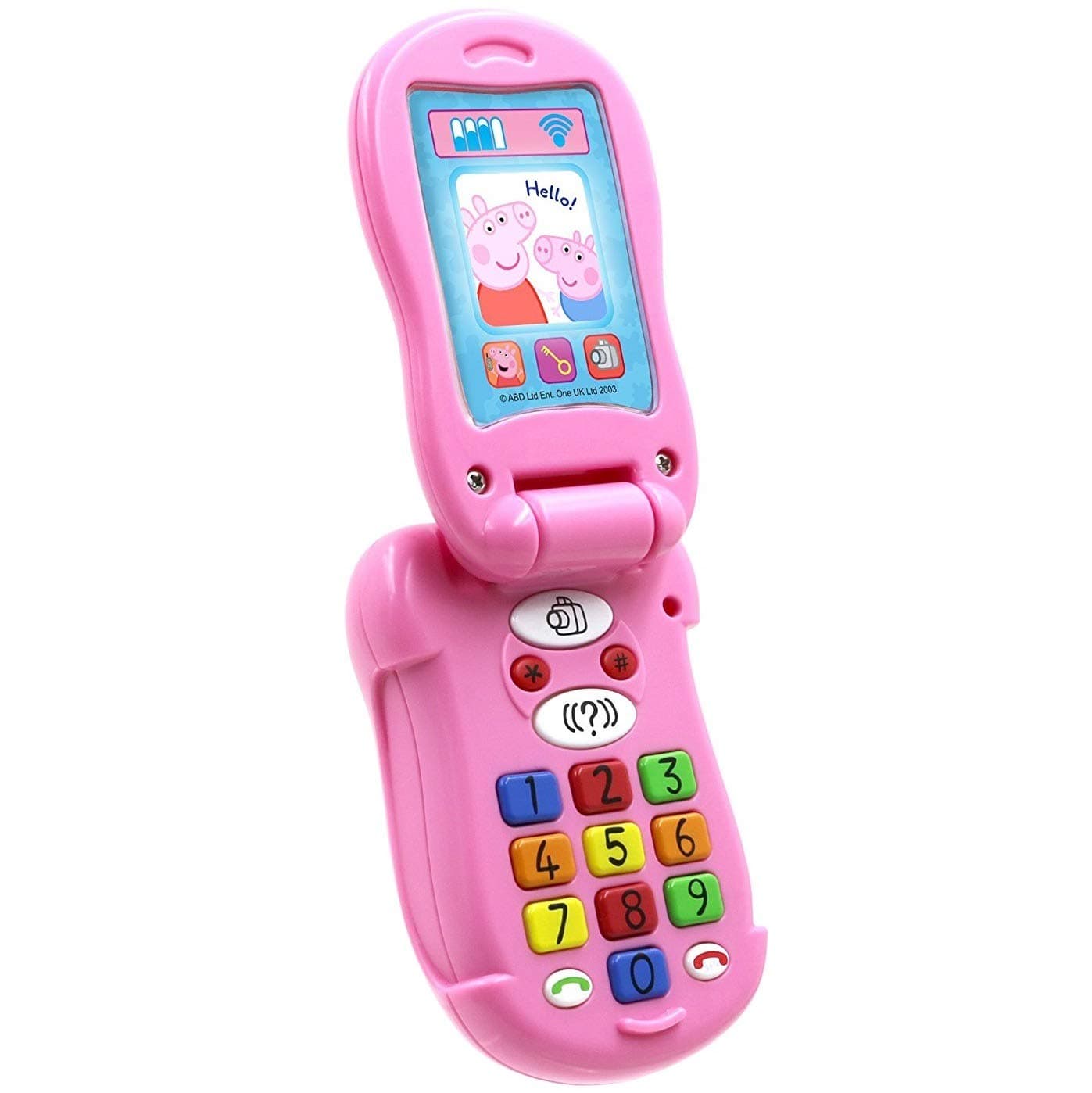 Peppa Pig Pp06 Flip And Learn Phone Electronic Toy