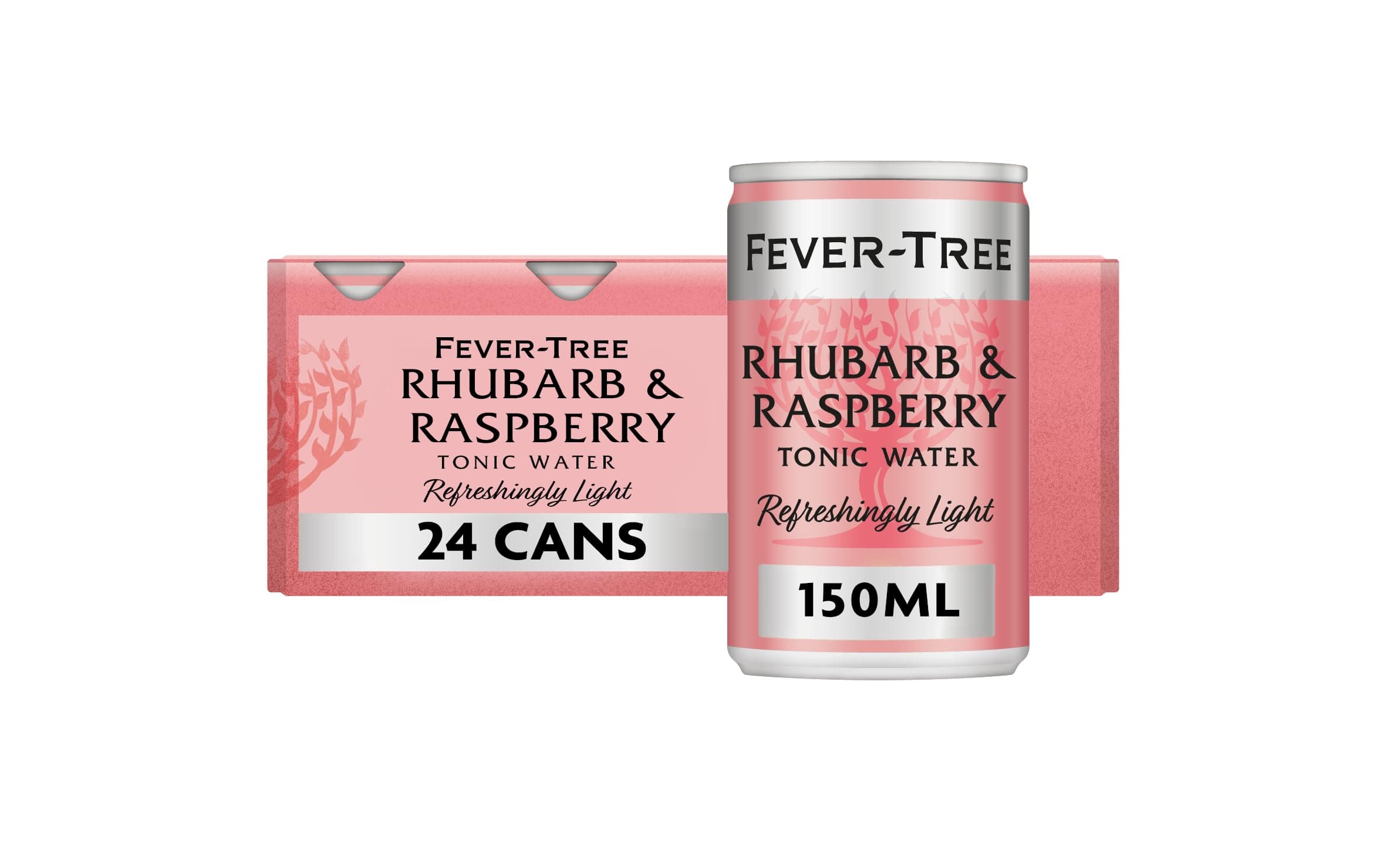 – Refreshingly Light Rhubarb & Raspberry Tonic Water 24x150ml