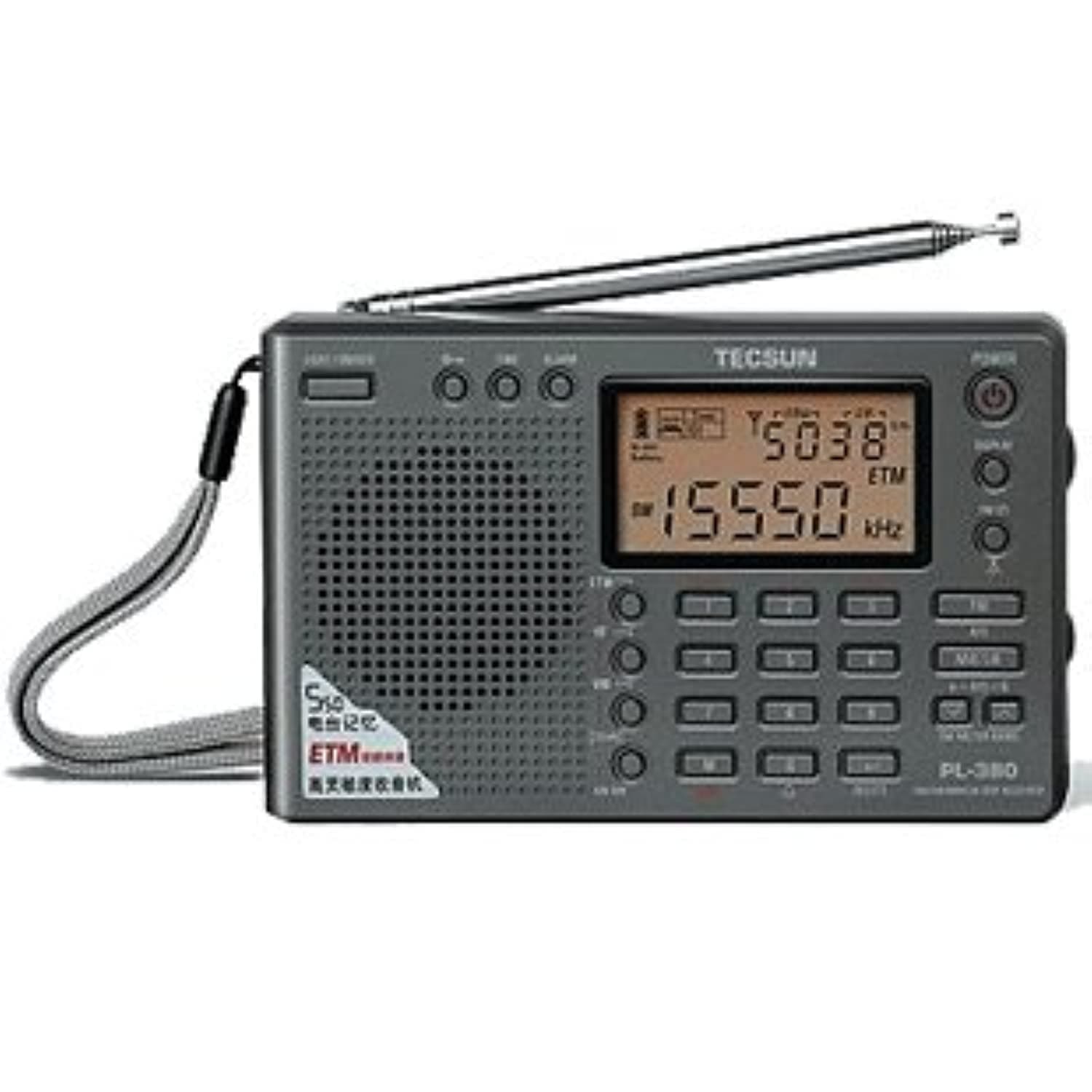 TECSUN PL-380 DSP FM Stereo. MW. SW. LW. World Band PLL Radio Receiver, LCD Display