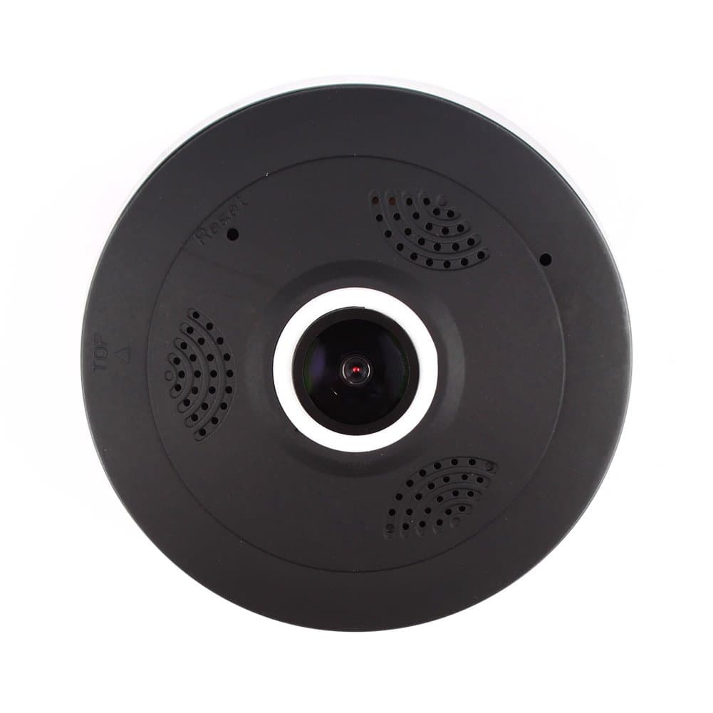 URNINAUEU Full View 180/360 Degree Fisheye 2.0MP Panoramic HDTVI Camera Outdoor 960P Lens CCTV, Black