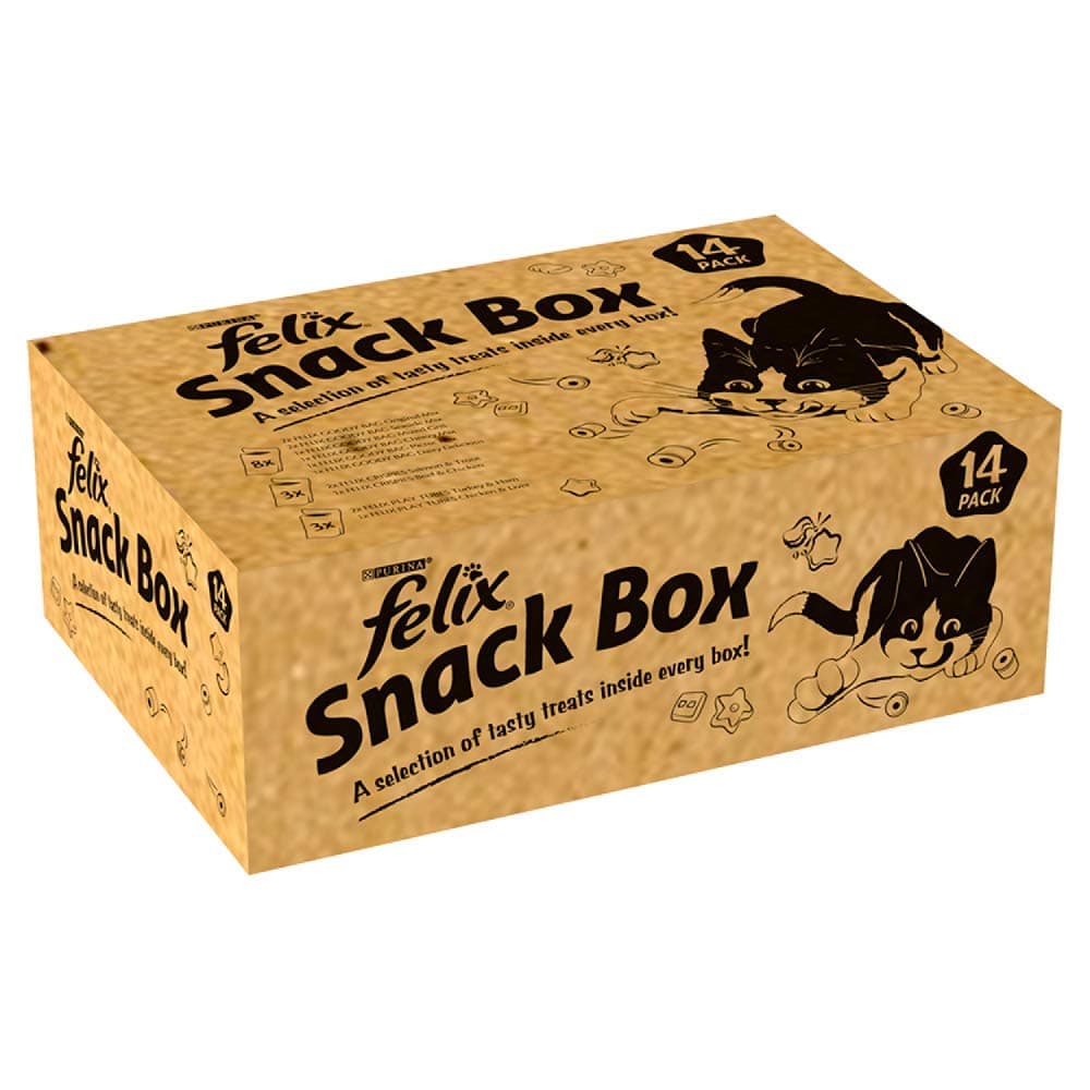 Felix Snack Box Cat Treat 765g (Pack of 14)