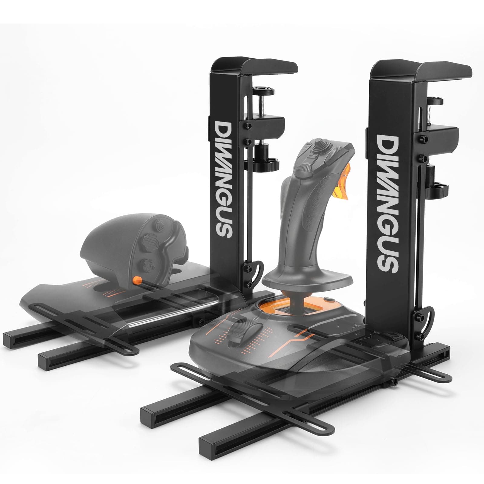DIWANGUS Joystick Desk Mount For Thrustmaster T.16000m Fcs Hotas,No Installation Hotas Desk Mount For Logitech X56/X52/X52 Pro - 2 Piece [windows]