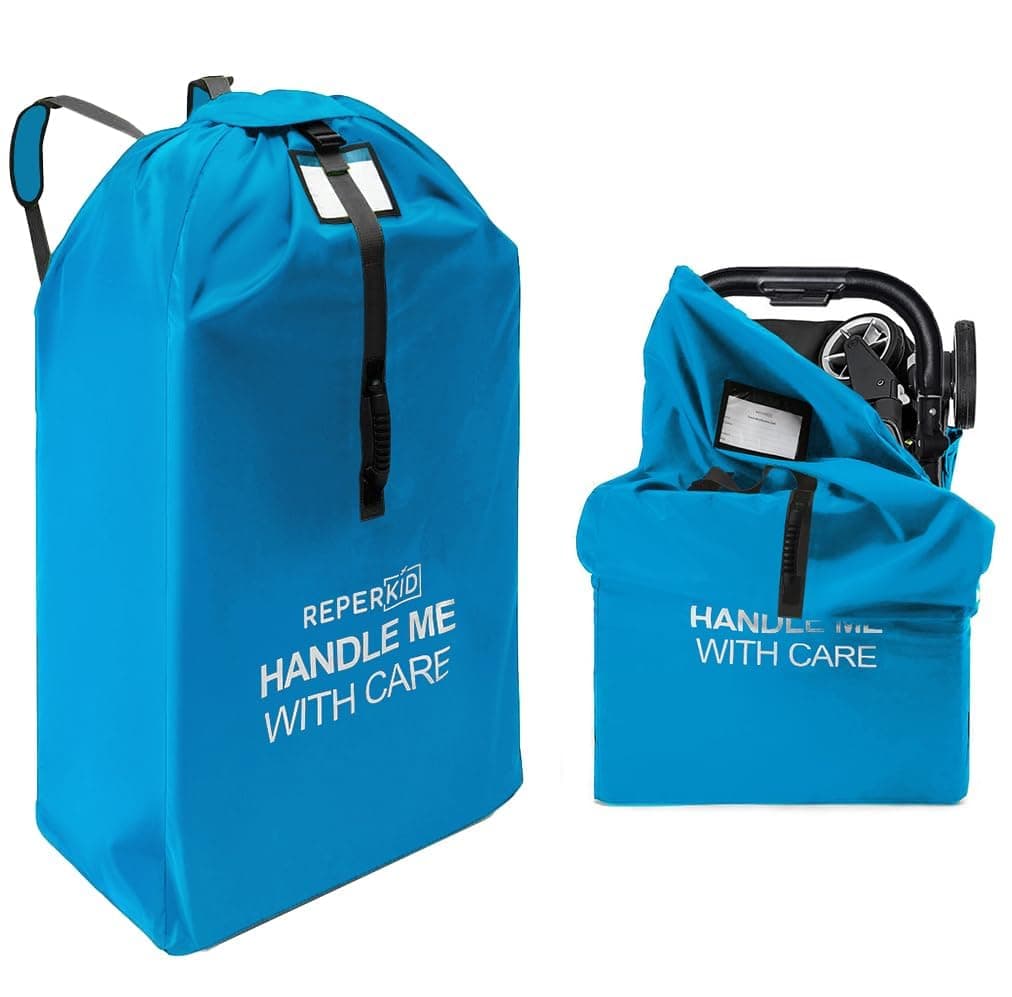 reperkid Stroller Travel Bag For Airplane Gate Check Bag - Large Standard or Double Stroller Gate check In