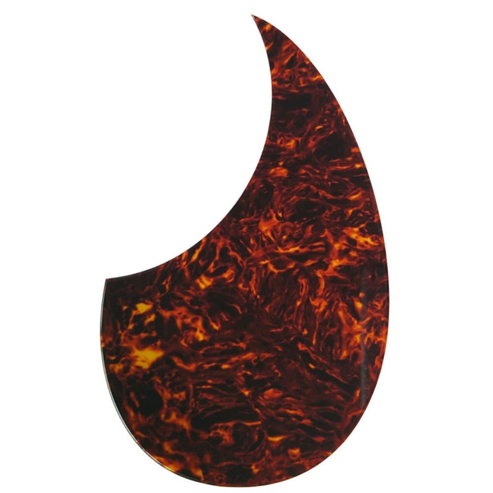 Pleroo Premium Pick Guard Scratch Plate For OM Acoustic Guitar (brown tortoise)