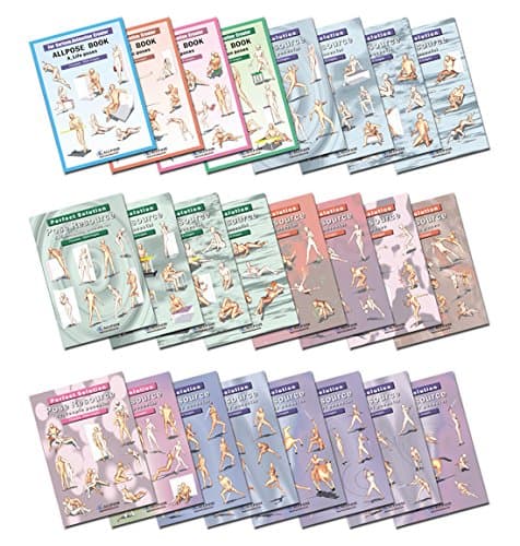 ALLPOSE Pose Resource Book Set - All 24 Books Paperback – January 1, 2011