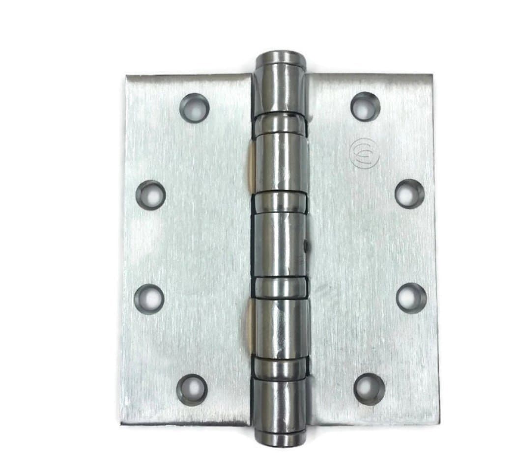 Hager Ecco Full Mortise Steel Hinge ECBB1102 NRP 5.0 x 4.5 US26D/652 (Satin Chrome) - Box of 3 Heavy Weight Ball Bearing hinges