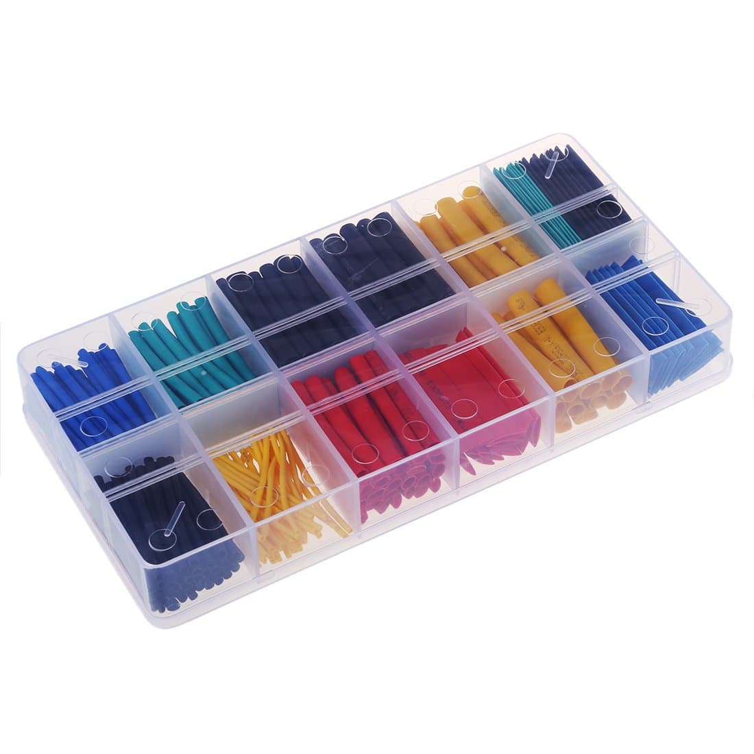 MYTRA 280pcs Shrink sleeve Shrink Tube thermosetting box 1 to 10mm 2: 1 Ratio