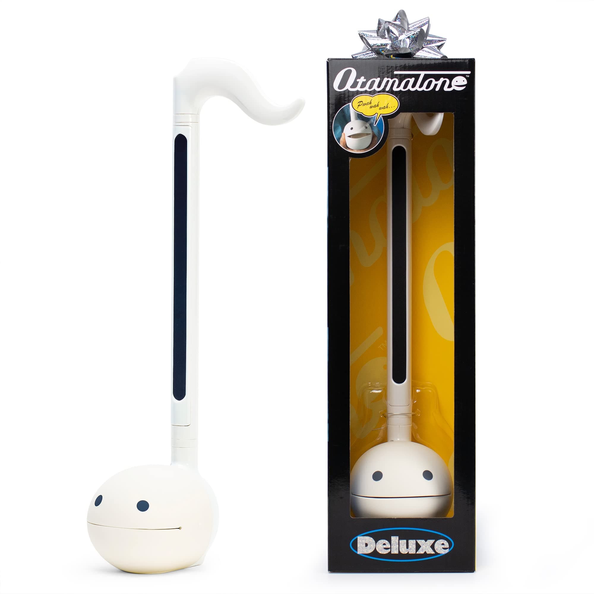 Deluxe [English Edition] Electronic Musical Instrument Toy Portable Synthesizer from Japan by Cube/Maywa Denki, White