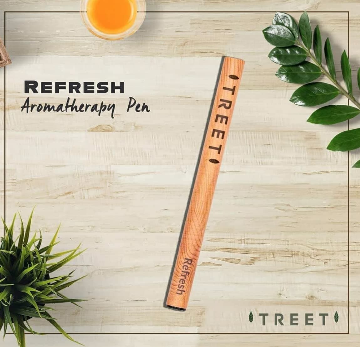 TREET® - Personal Aromatherapy Pen - Portable Essential Oil Diffuser (Refresh)