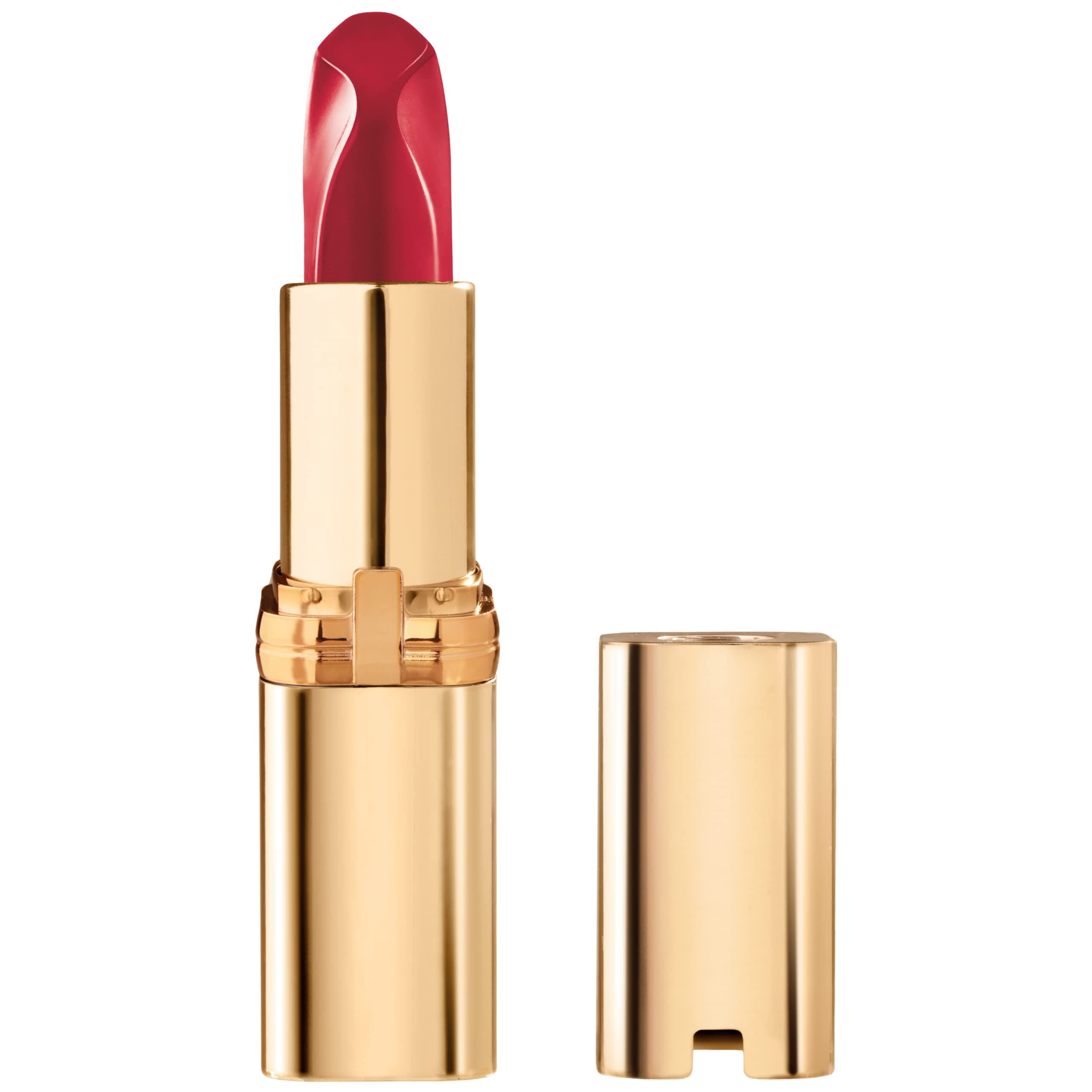Colour Riche Red Lipstick, Long Lasting, Satin Finish Smudge Proof Lipstick with Hydrating Argan Oil & Vitamin E, Reds of Worth, Respected Red, 0.13 Oz