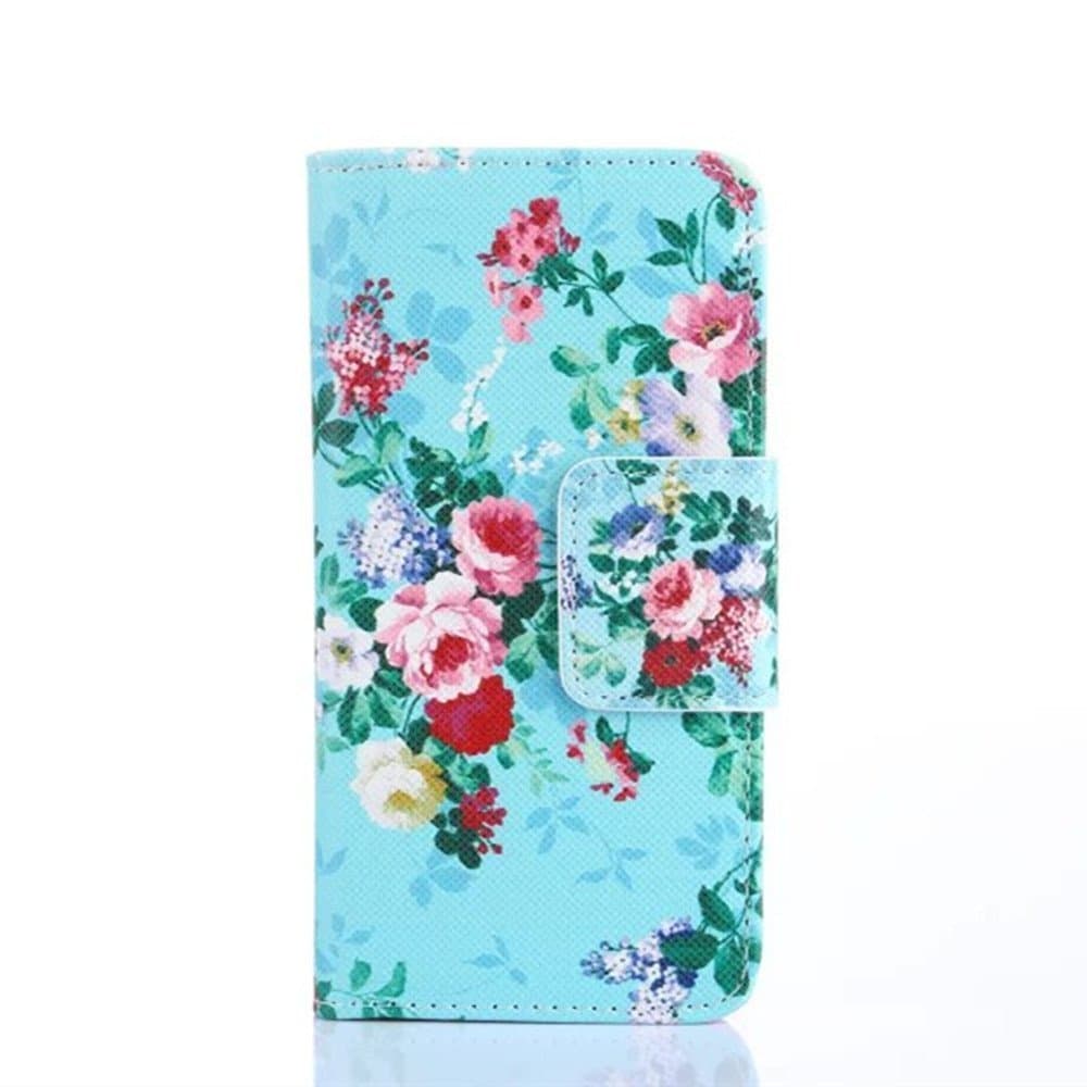 M8 Mini Case HTC One M8 Mini Flip Kickstand Case,Bat King Chrysanthemum Pattern [Magnetic] Style Premium Leather Case Wallet Flip Stand [Flap Closure] Cover Case for HTC One M8 Mini