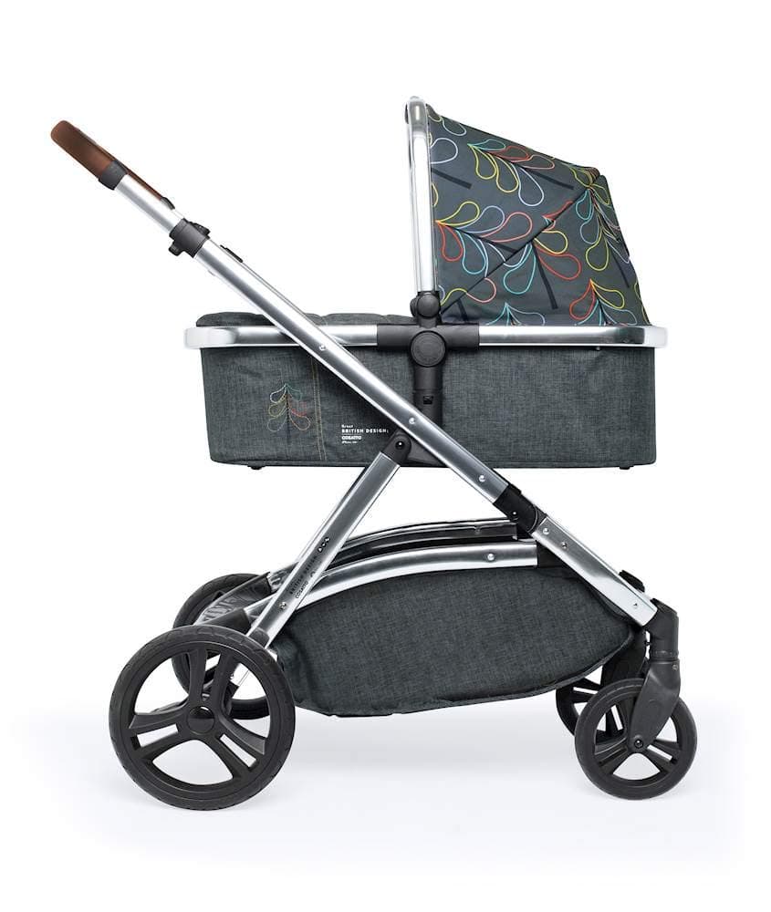 Cosatto Wow XL 3-in-1 Pram and Pushchair, Suitable from Birth - 25 kg, with Tandem Mode and Buggy Board- Nordik