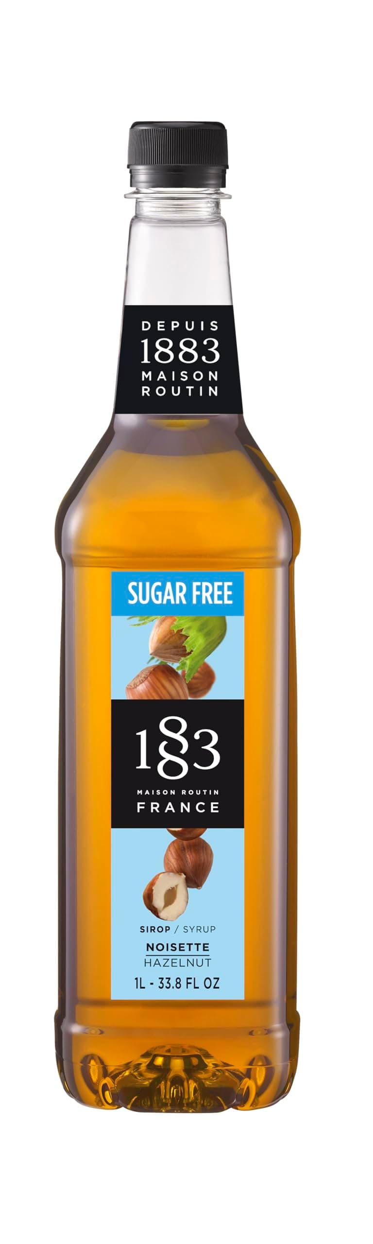 Syrup - 1L Hazelnut (Sugar Free) - New plastic bottle