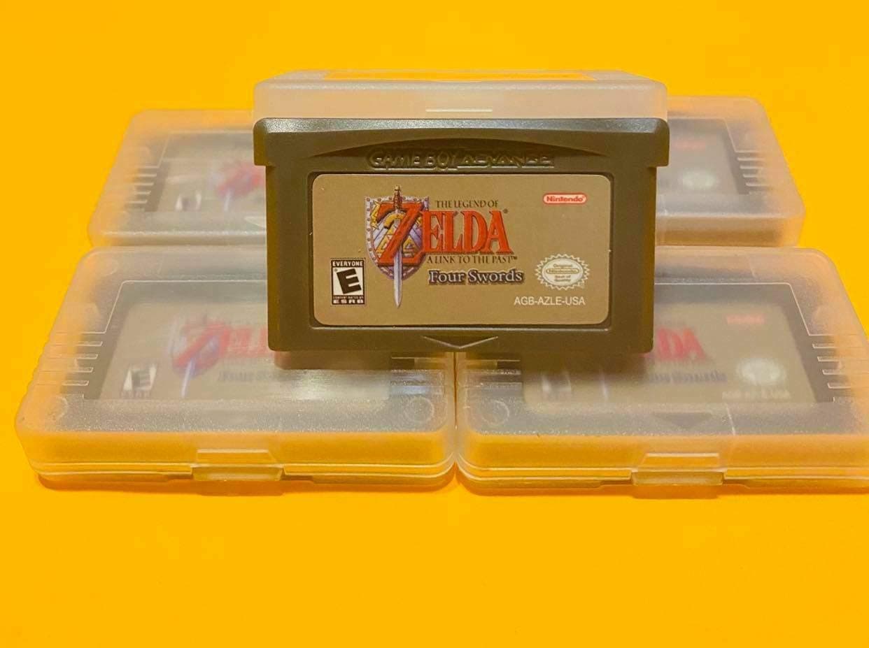 The Legend of Zelda: A Link to the Past 4 Swords - Game Boy Advance (GBA) - Compatible model NINTENDO - 32 bit Video Game Cartridge Console Card - US Version