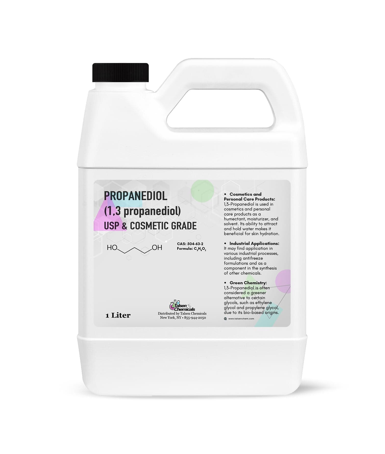 - Propanediol PDO Liquid 1,3 (1000 mL / 33.81 Ounce) Propanediol 1,3 Cosmetic and USP Grade (1 Liter)
