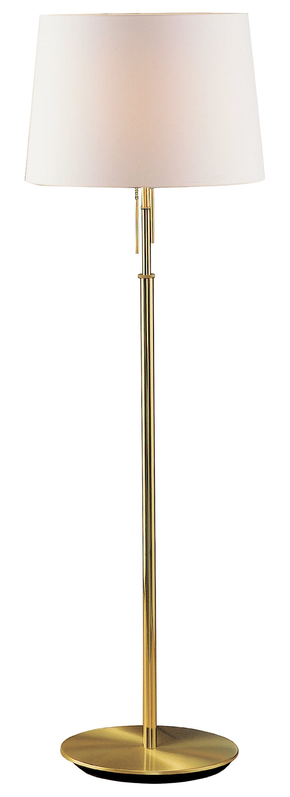 Holtkoetter 2545 BB SWRG The Illuminator - Incandescent Floor Lamp, Brushed Brass with Satin White Shade