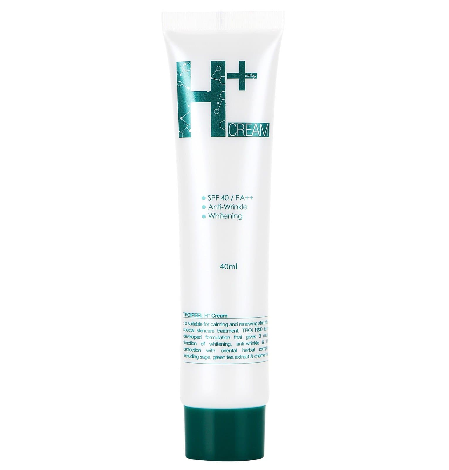 [TroiPeel] H+ Cream 40ml SPF 40, PA ++ extract calm, for skin recovery. Regenerating Cream