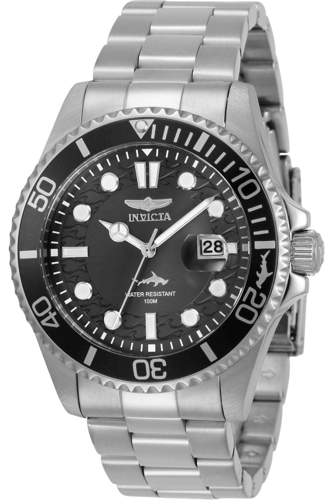 Pro Diver Stainless Steel Men's Quartz Watch - 43mm
