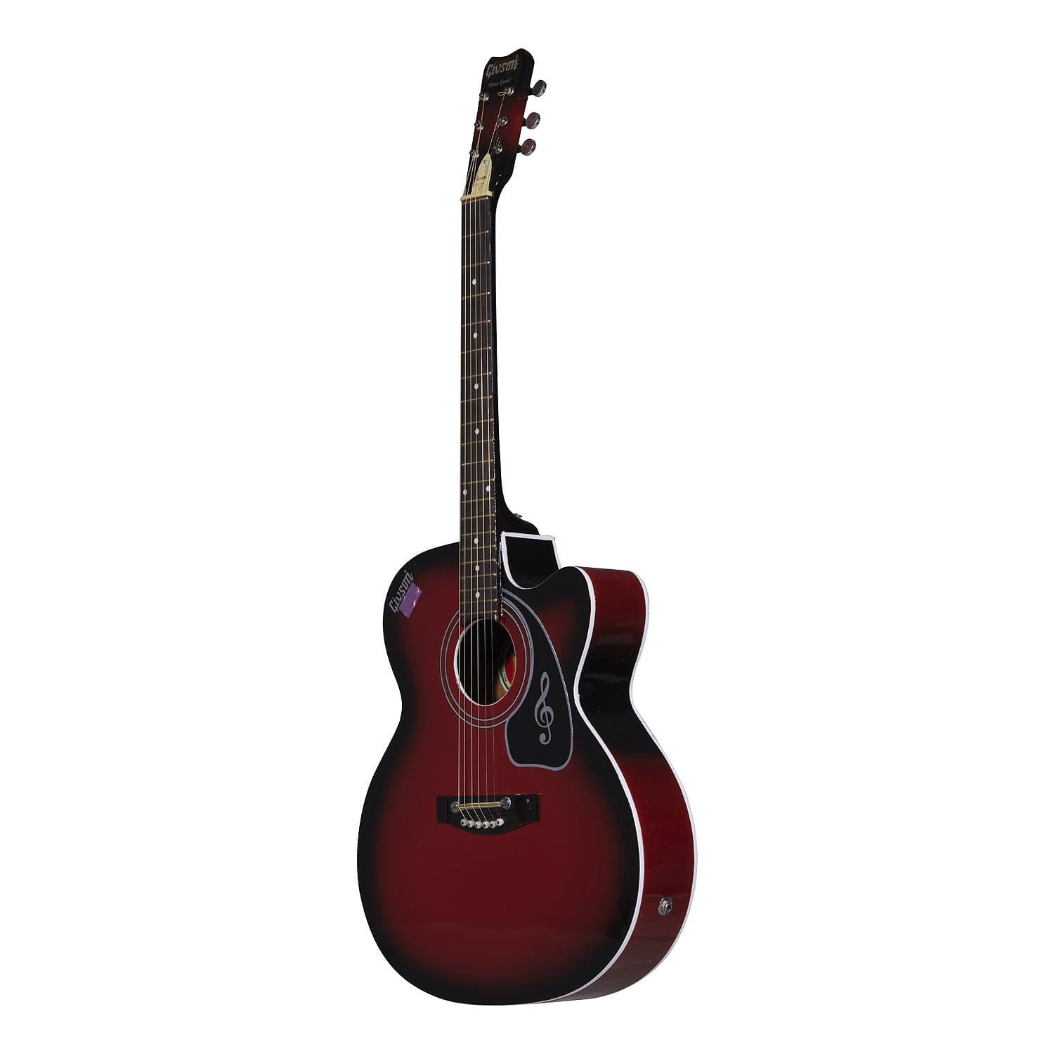 Givson Venus Special, 6-Strings, Acoustic Guitar , Right-Handed, Red, With Guitar Cover/Bag