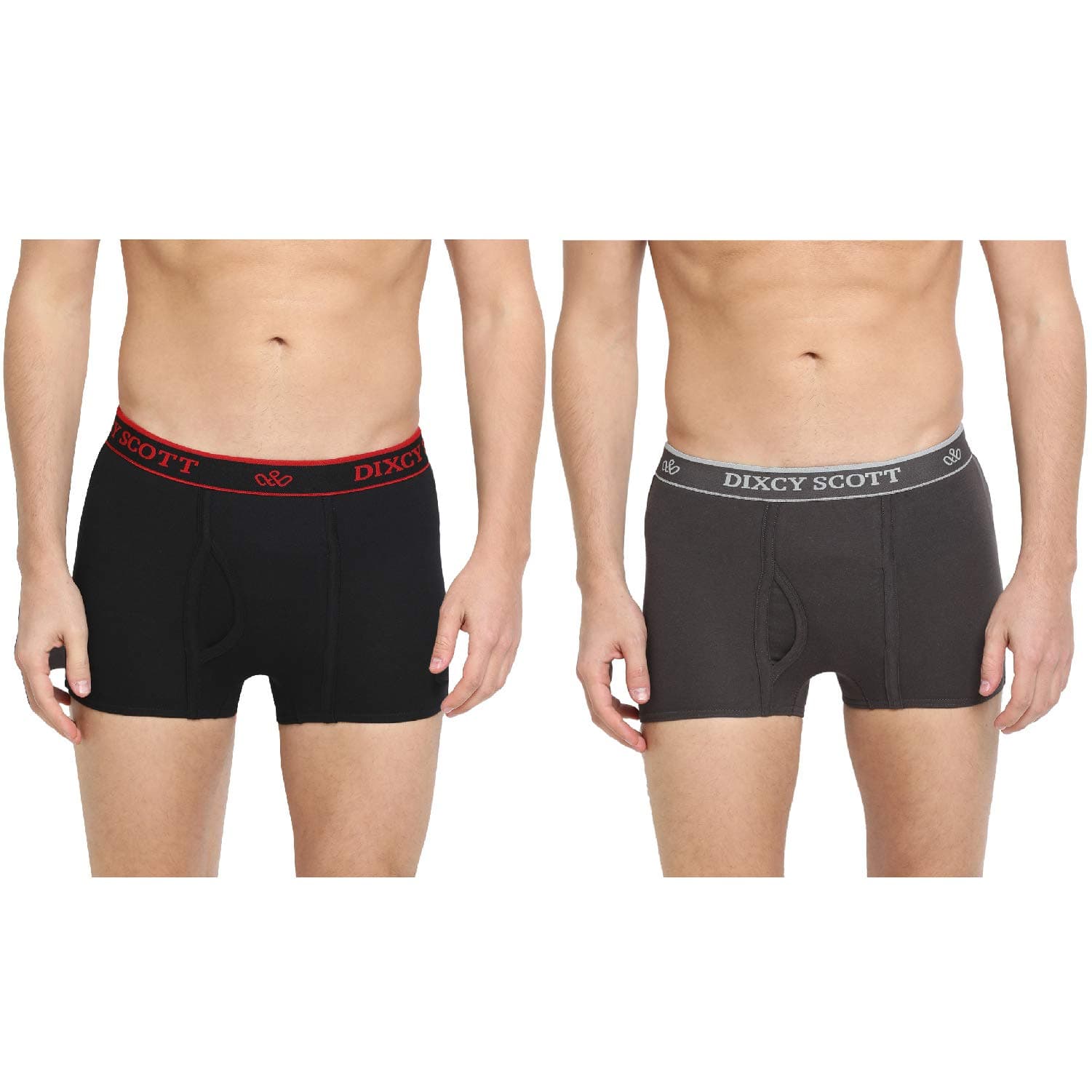 Men-Innerwear-(category)-Trunk-(Style ID)-K1-PR45281-(Color)-BLACK,DARK GREY-Pack of2-(Size)XL
