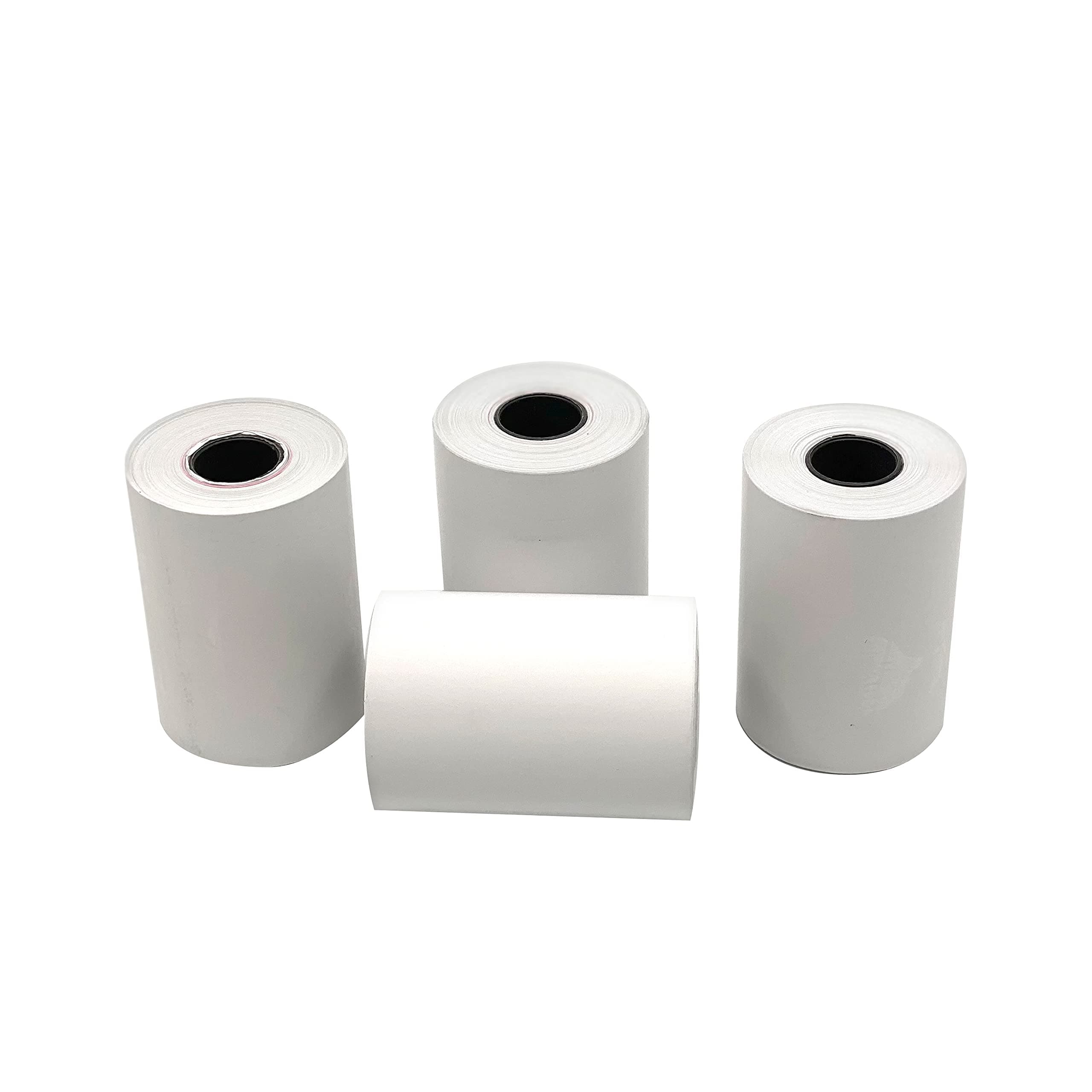 Thermal Paper Rolls for Credit Card (57x40mm, White)- Pack of 4 Rolls