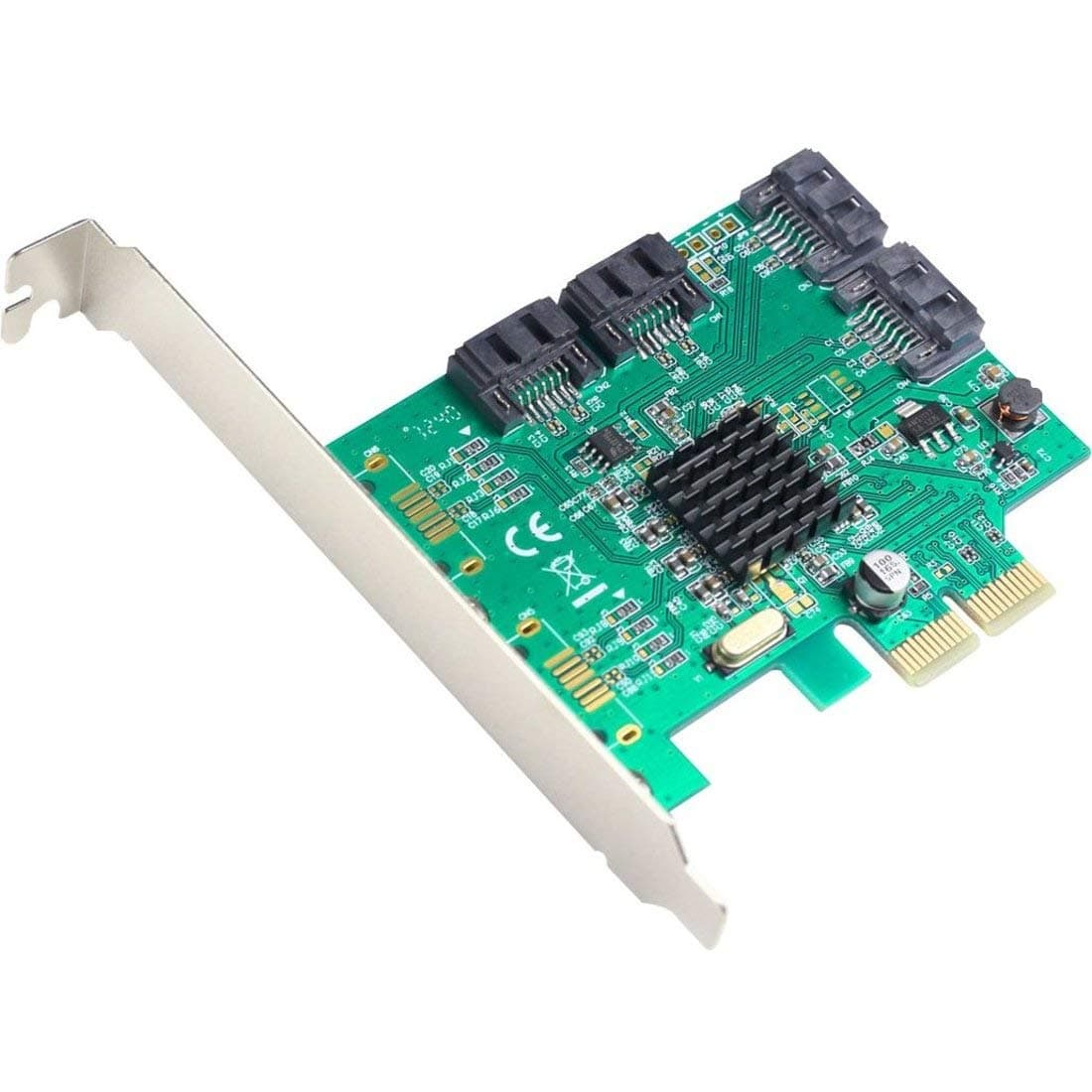 I/O Crest 4 Port SATA III PCI-e 2.0 x2 HyperDuo RAID Card Marvell 9230 Chipset SI-PEX40057