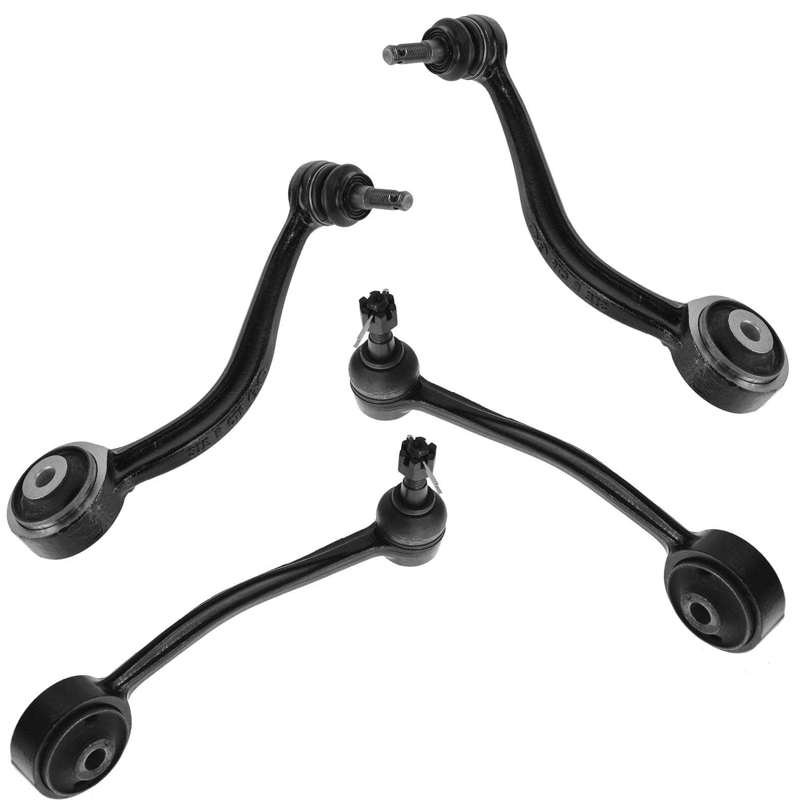 Front Upper Driver and Passenger Side Control Arm and Ball Joint Set 4 Piece Compatible with 2009-2014 Hyundai Genesis Sedan 2011-2013 Equus 2014 Equus To 2-03-14 Production Date