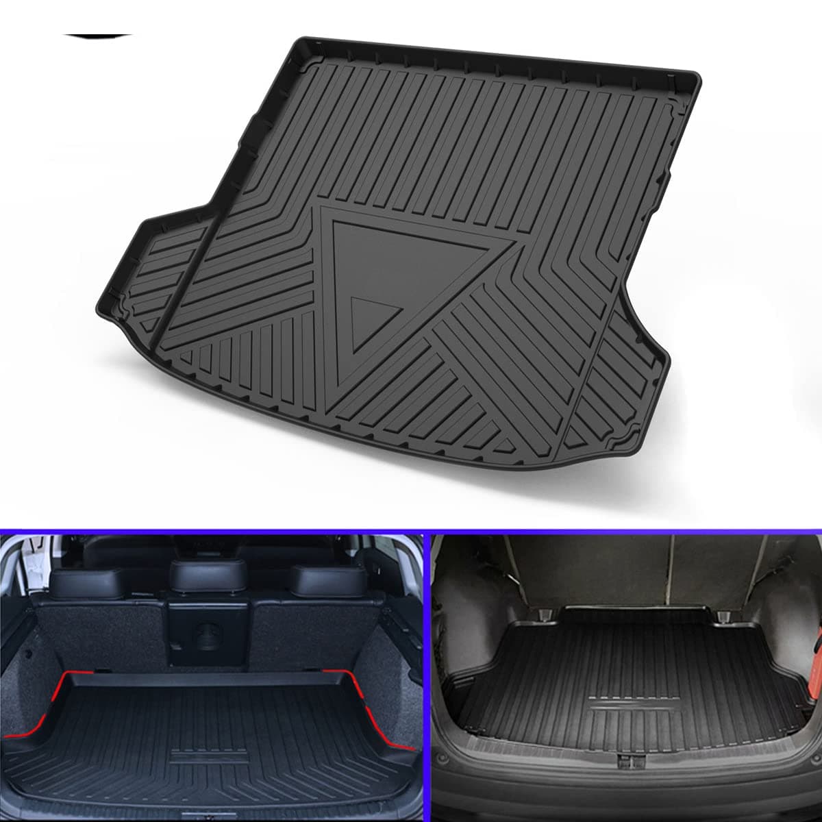 for Toyota FJ Cruiser 2007 2008 2009 2010 2011 2012 2013 2014 2015 2016 2017 2018 2019 2020 2021 2022 2023 Rubber Car Mat Cargo Liner Cargo Mat Cargo Tray Cargo Cover Trunk Mat Floor Mat