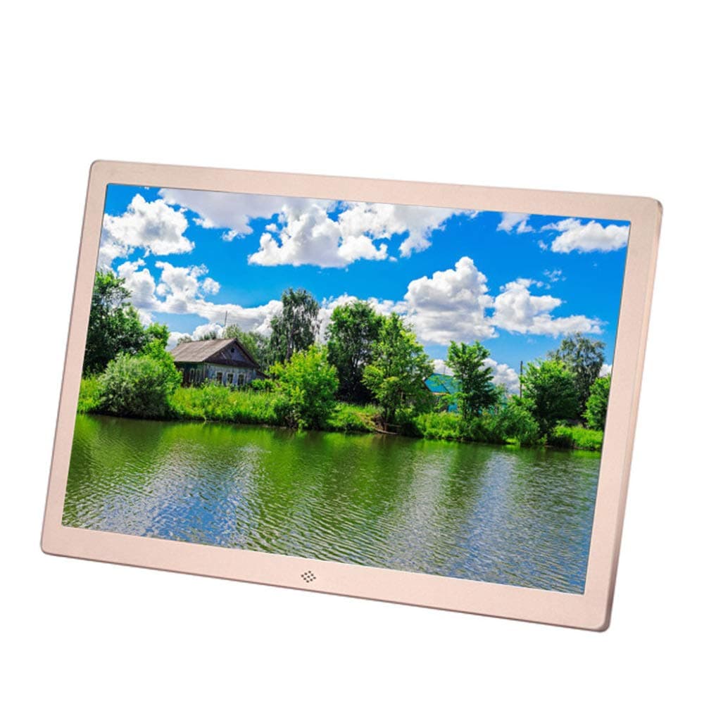 Digital Photo Frame, 17 inch HDMI HD Advertising Player with 1400x900 High Resolution 16:9 FHD IPS Screen Image Preview 1080P Video